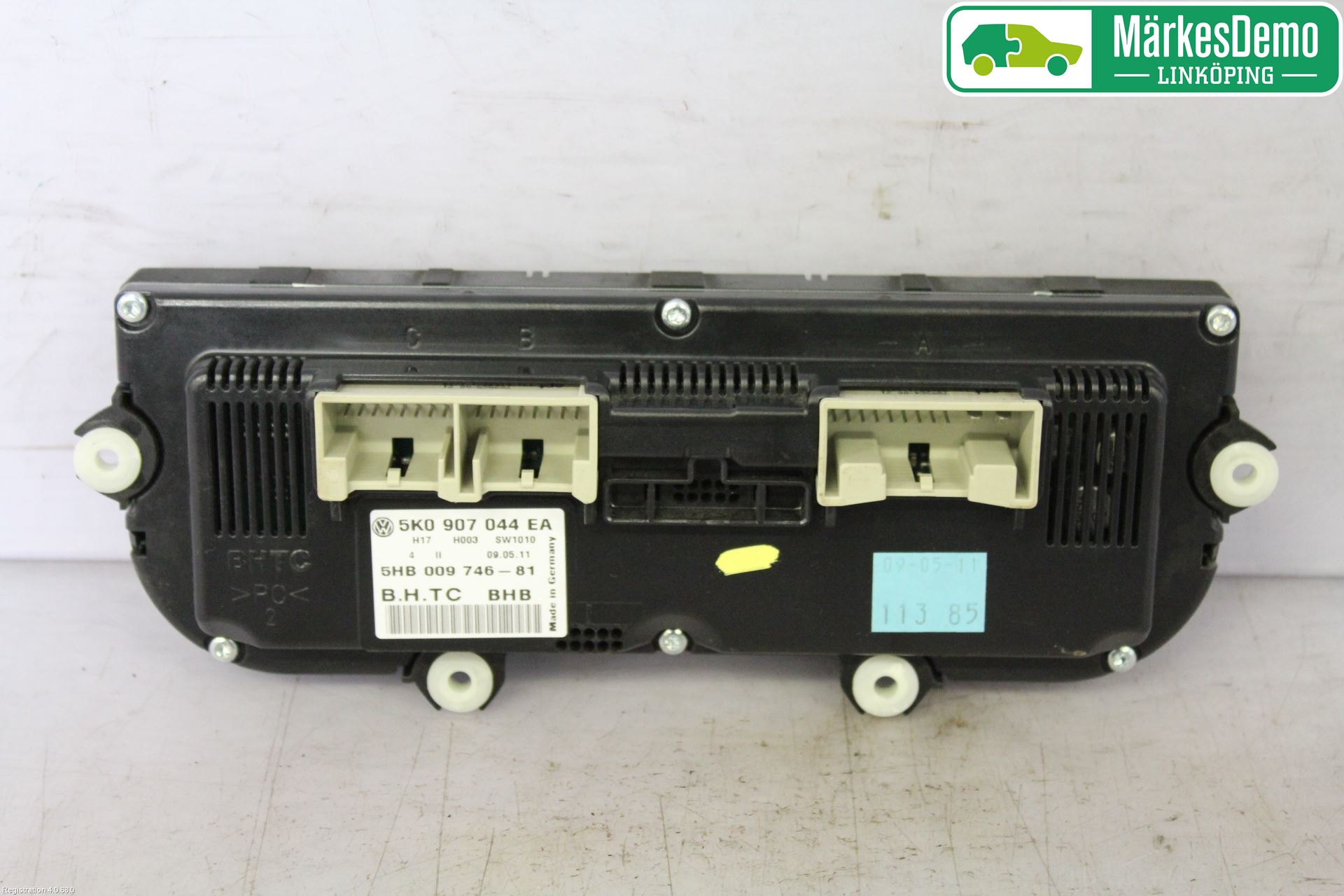 Volkswagen VW GOLF VI 09-13 Varme Ac Betjening-Display