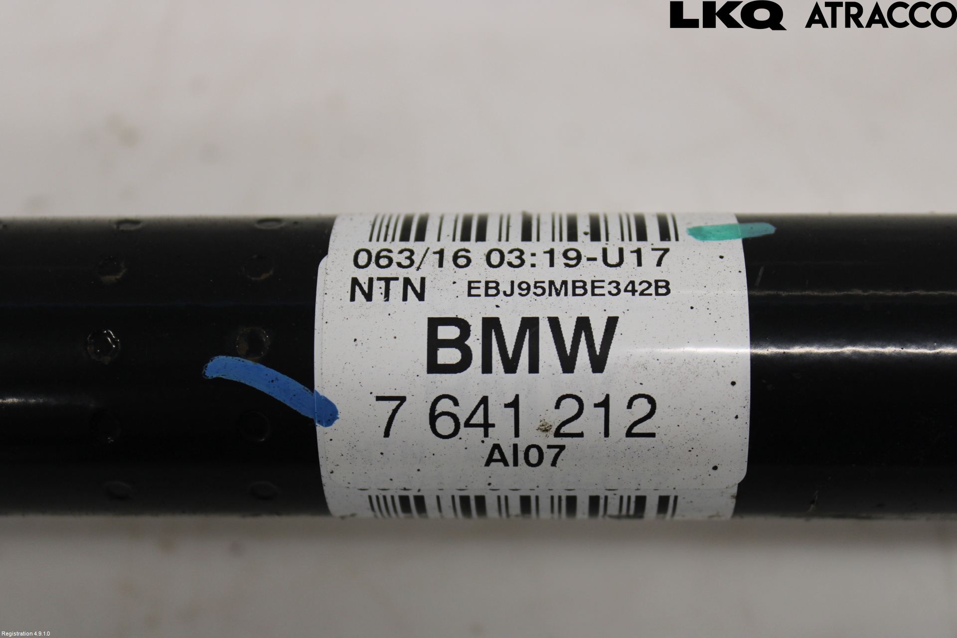 BMW i3 I01 13-22 Drivaksel Bak Kompl Høyre