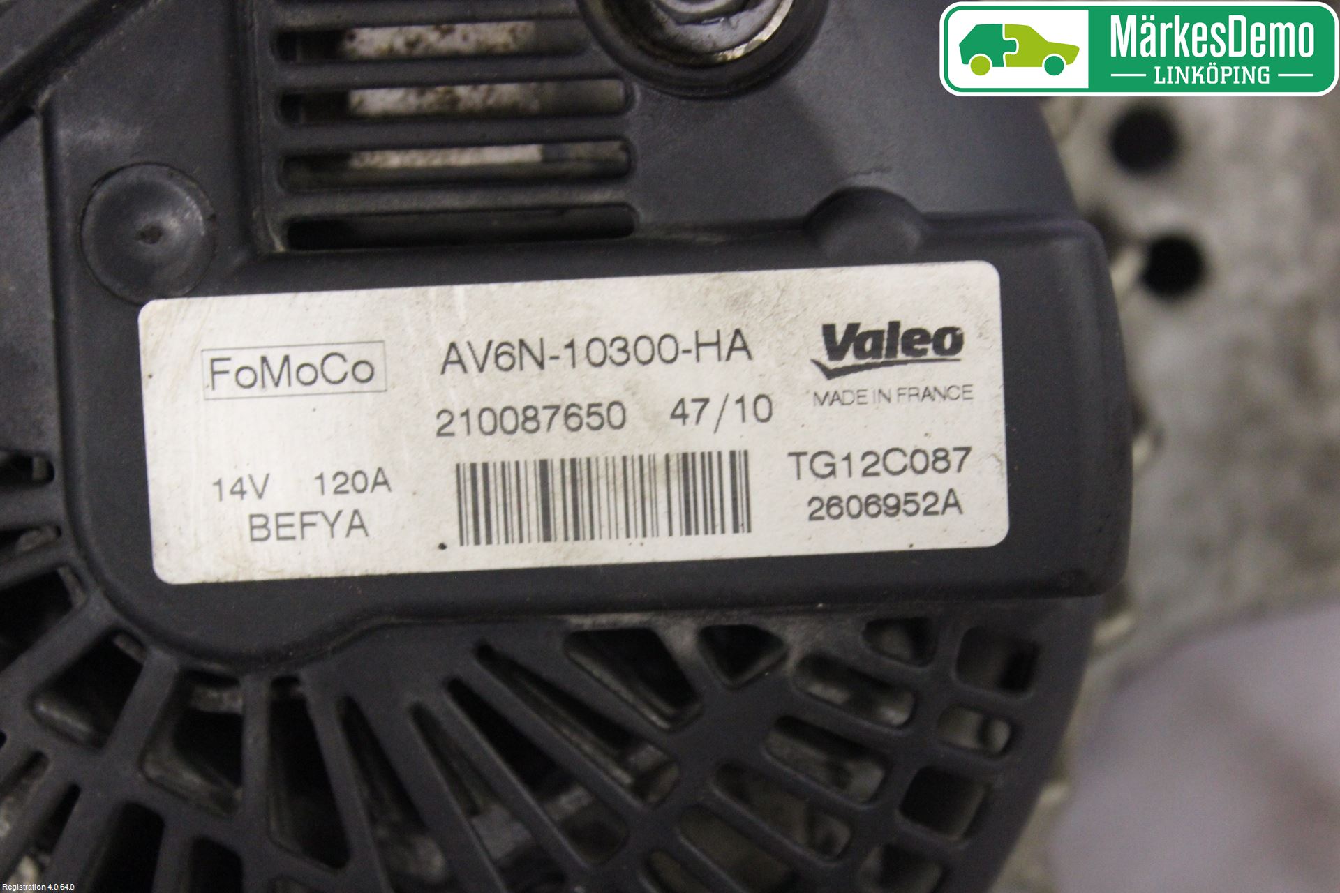 Ford FIESTA 09-12 Dynamo