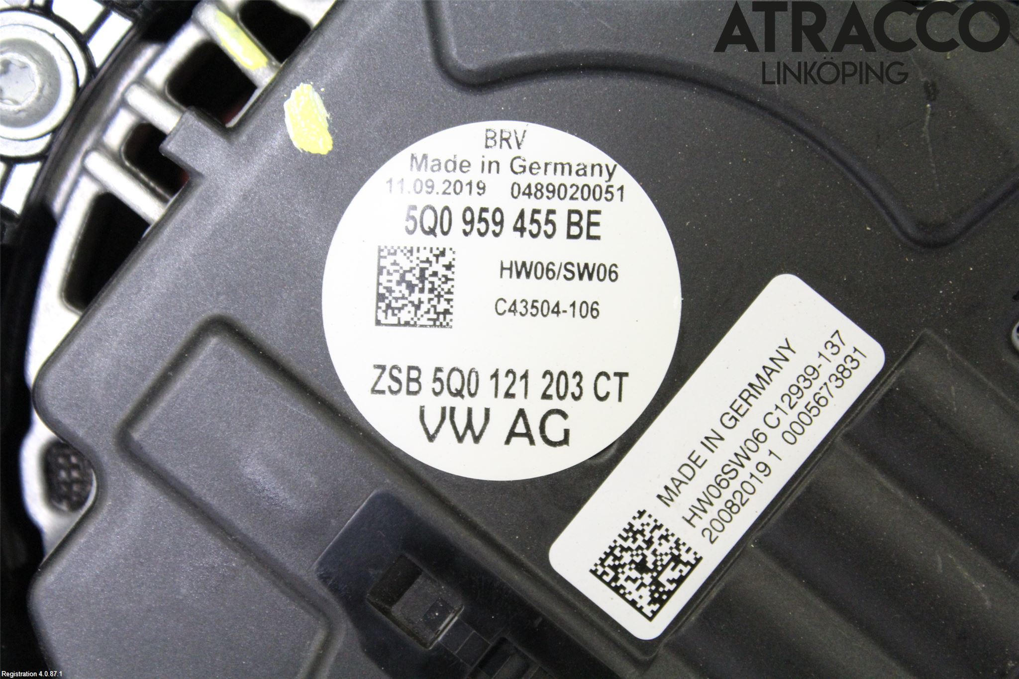 Volkswagen VW GOLF / E-GOLF VII 13-20 Kjølevifte Elektrisk