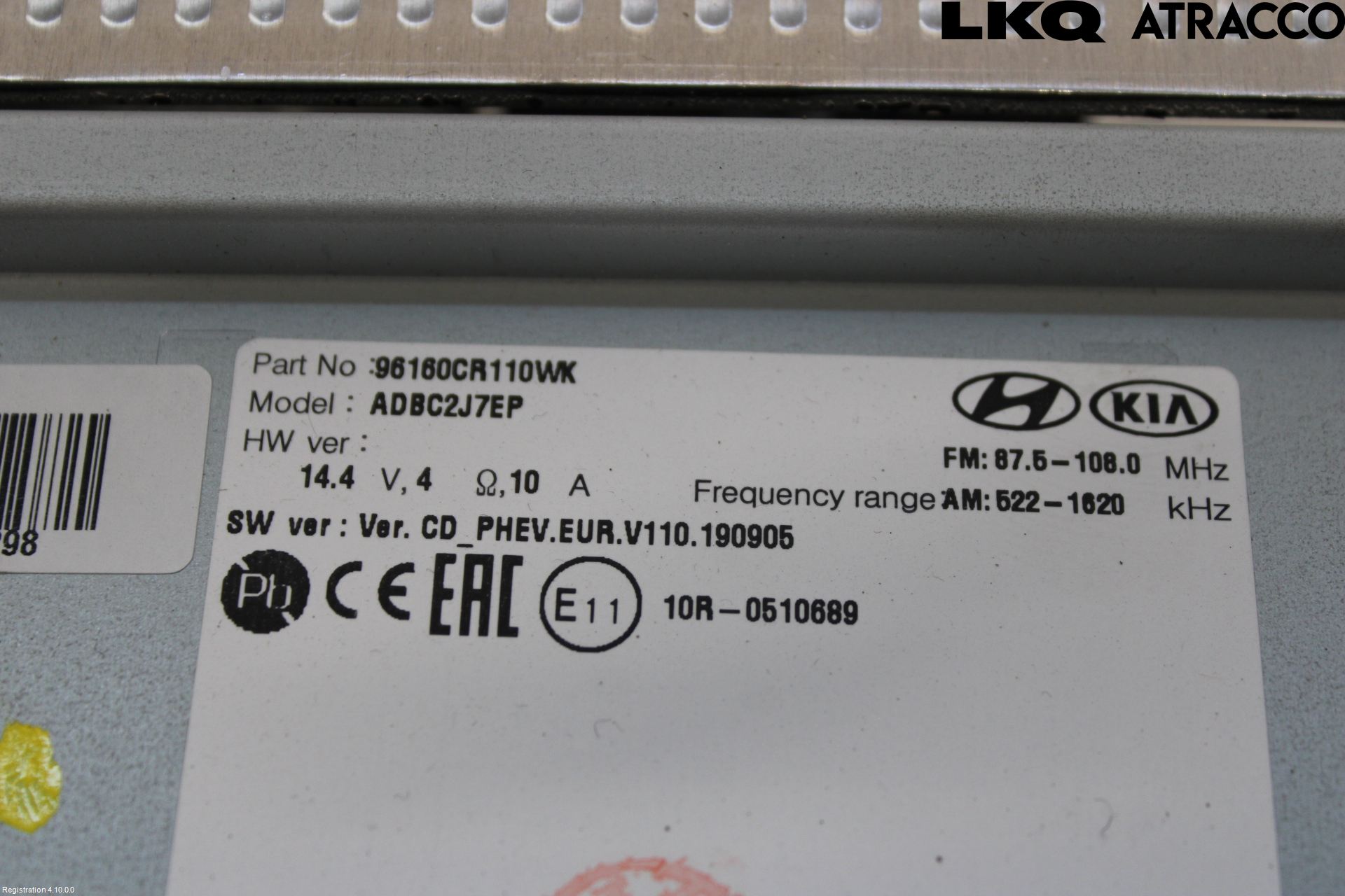 Kia CEED/CEED SW 19- Stereo Radio Med Cd