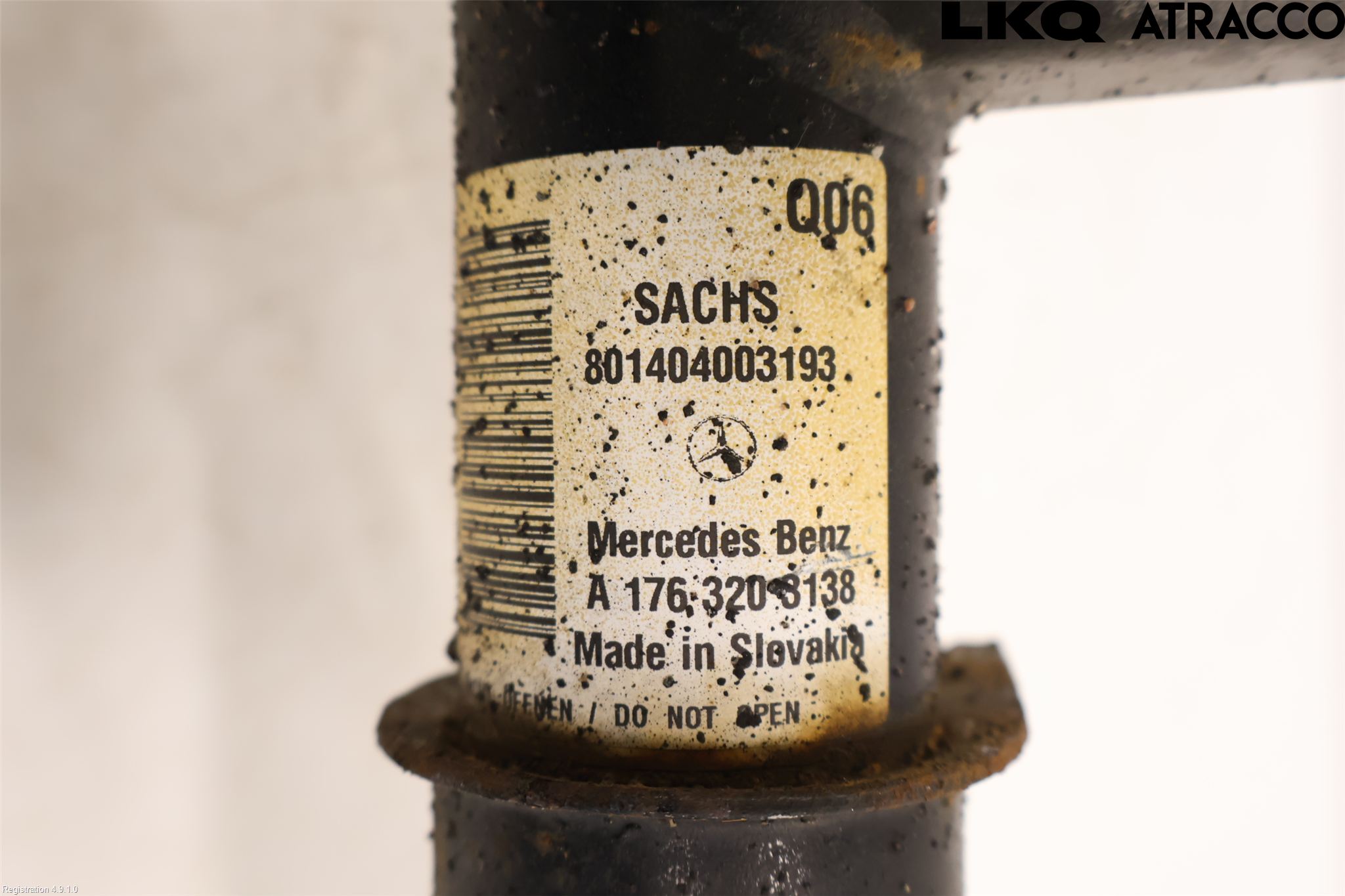 Mercedes-Benz MB CLA-KLASS (C117/X117) 13-19 Fjærbein Foran Venstre