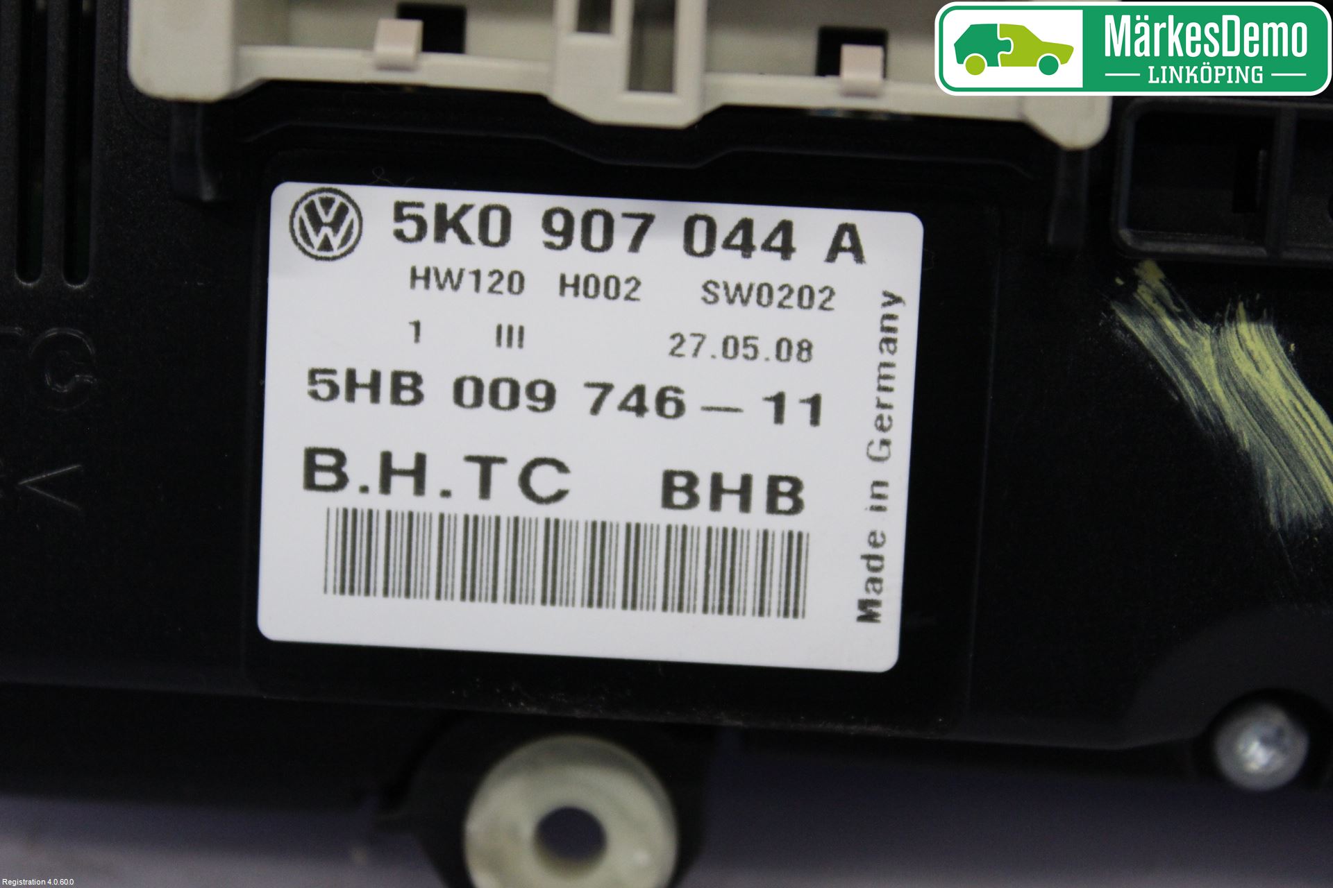 Volkswagen VW PASSAT CC 08-16 Varme Ac Betjening-Display