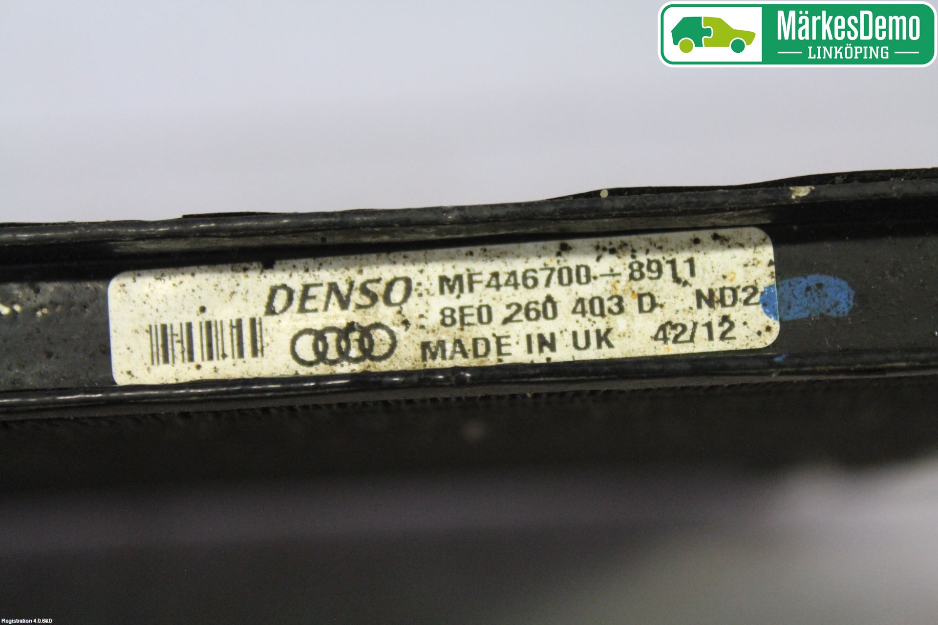 Audi A4/S4 01-05 Varme Ac Kondenser-Kjøler