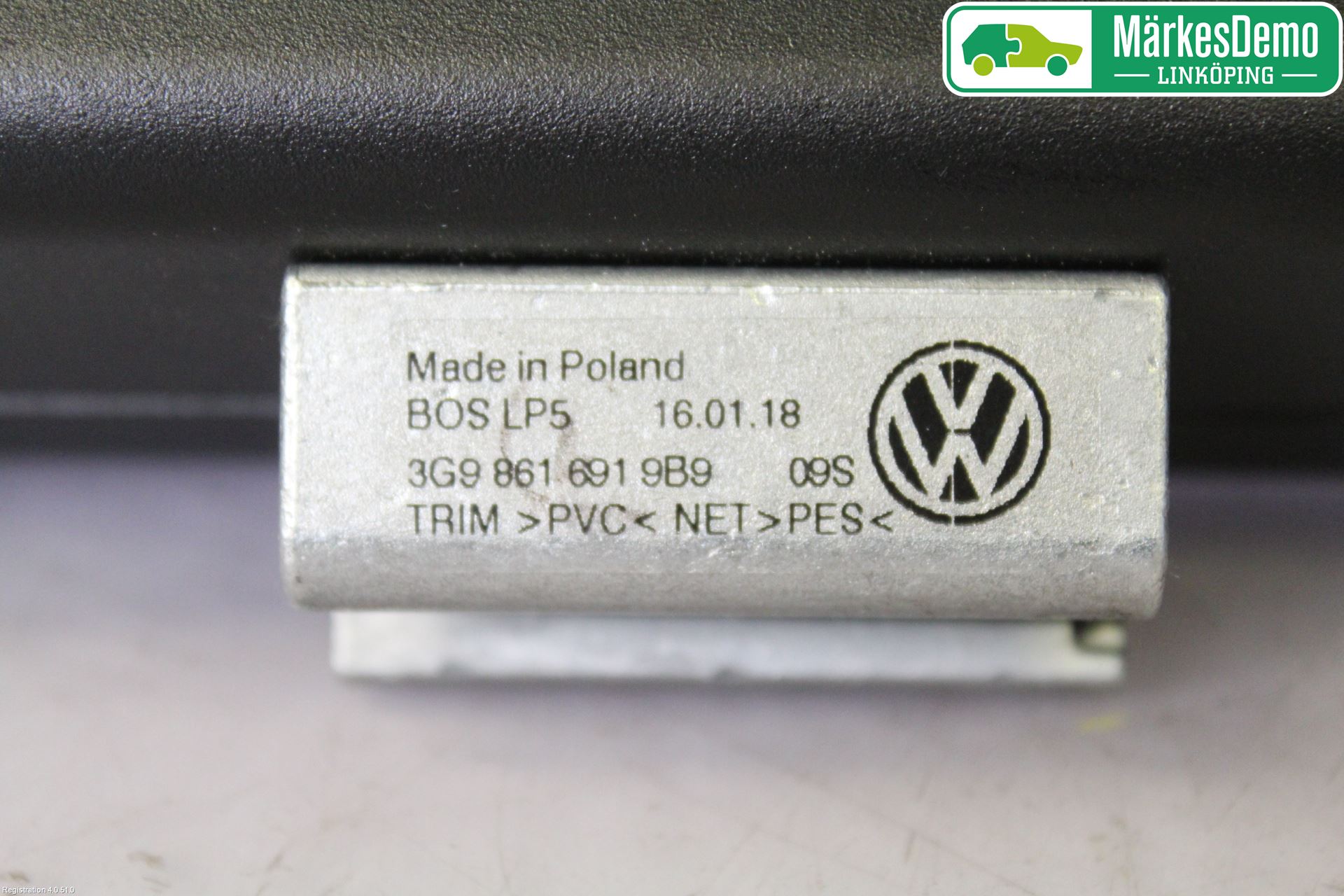 Volkswagen VW PASSAT 15-19 Innr Lastenett