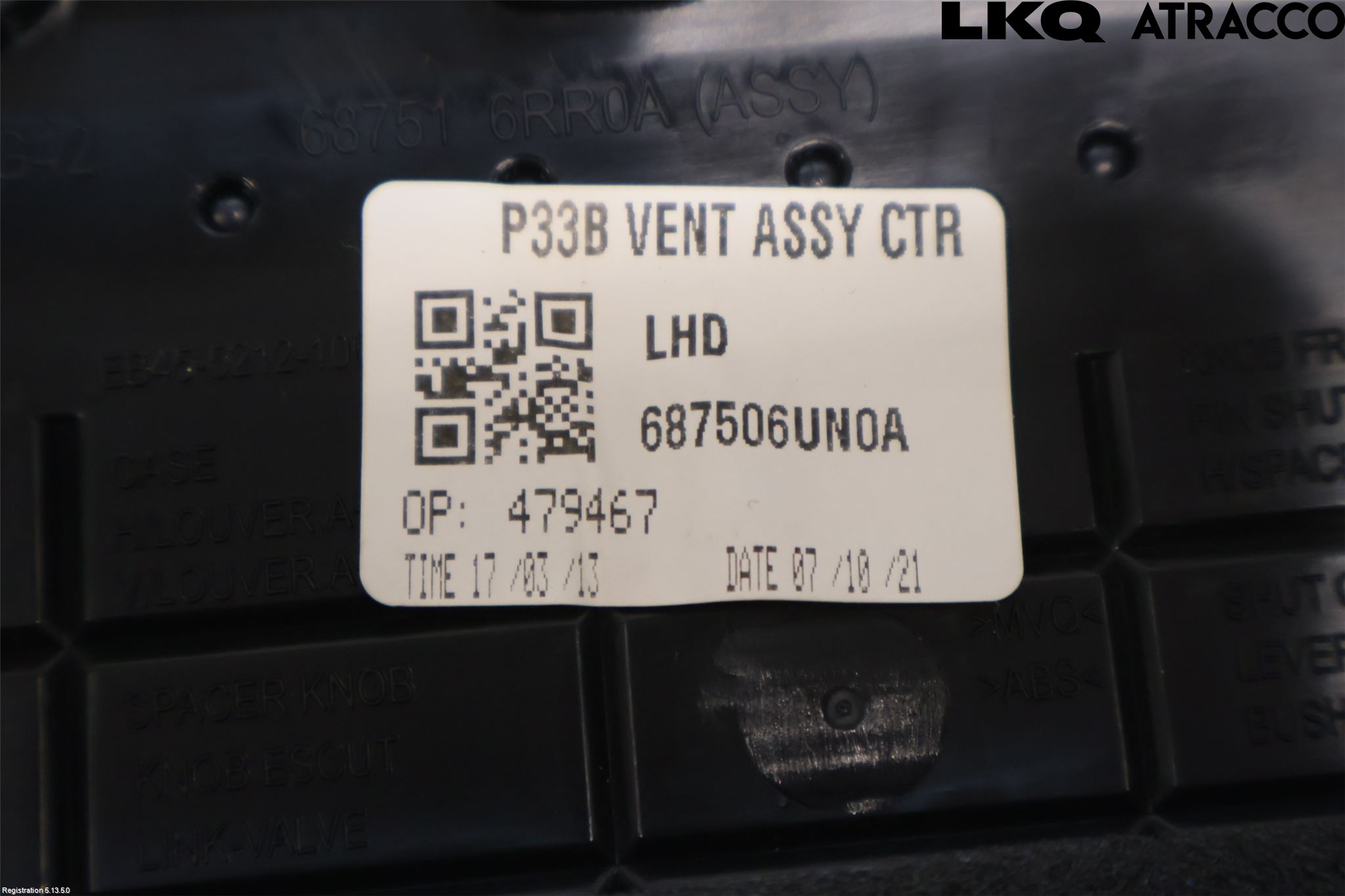 Nissan QASHQAI 21- Dashbord Kanal - Dyse