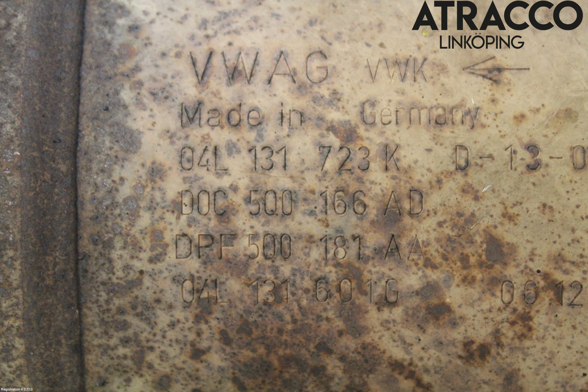 Volkswagen VW GOLF / E-GOLF VII 13-20 Eksos Partikketfilter