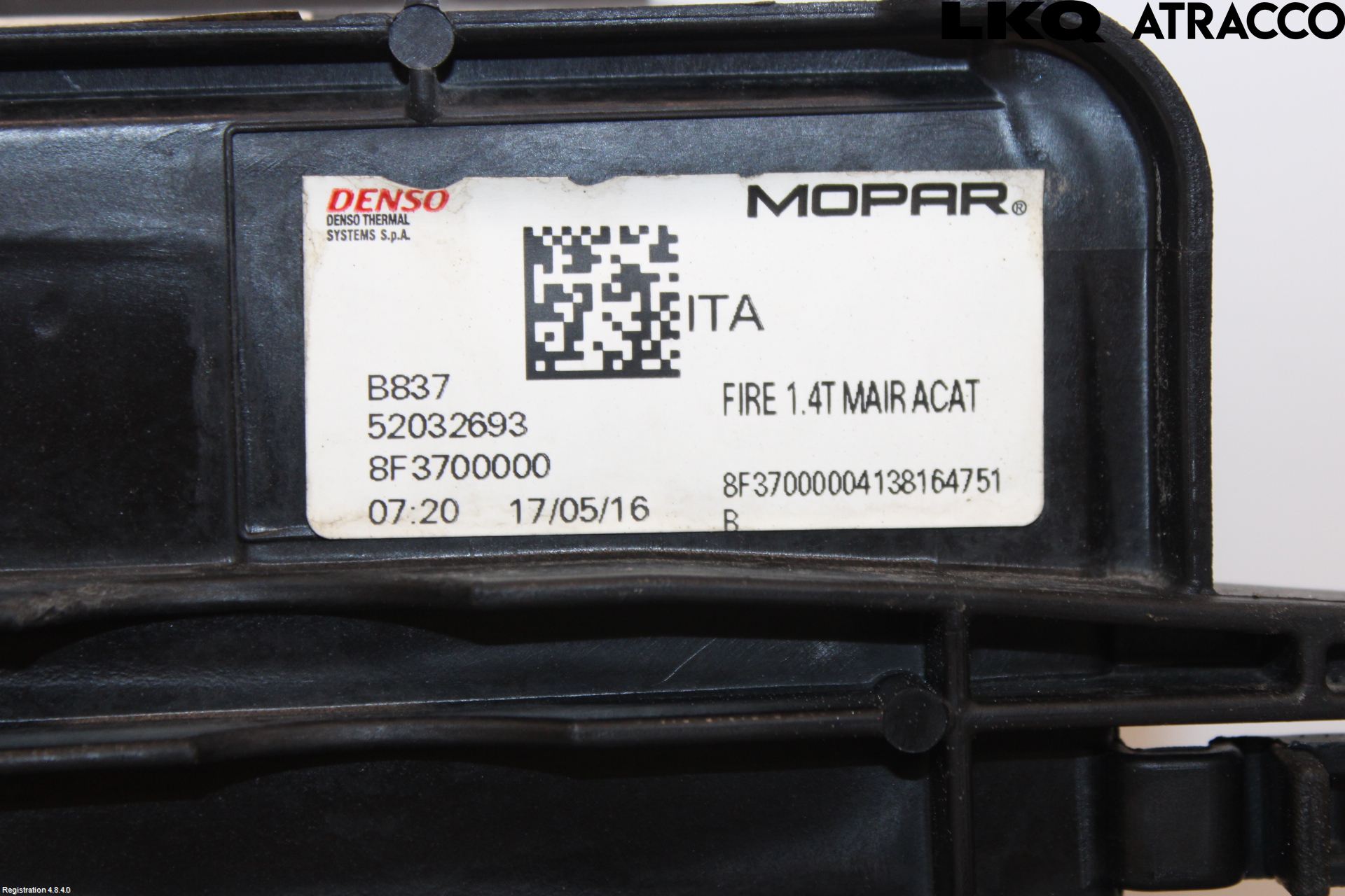 Fiat 500X 15- Kjølevifte Elektrisk