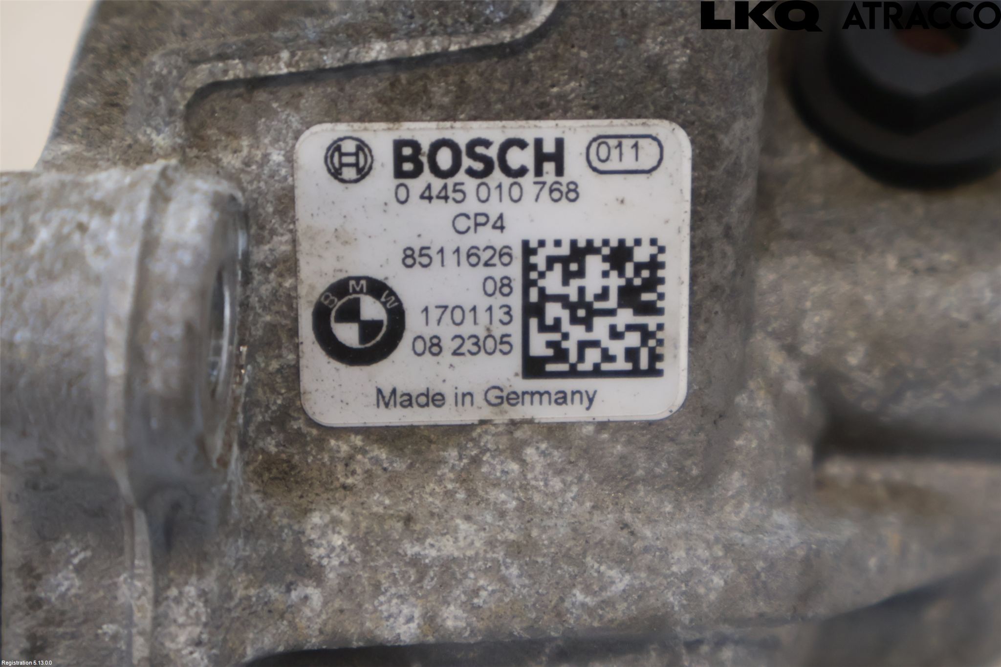 BMW 5 F10/F11/F18 09-17 Drivstoff Dieselpumpe Hoved