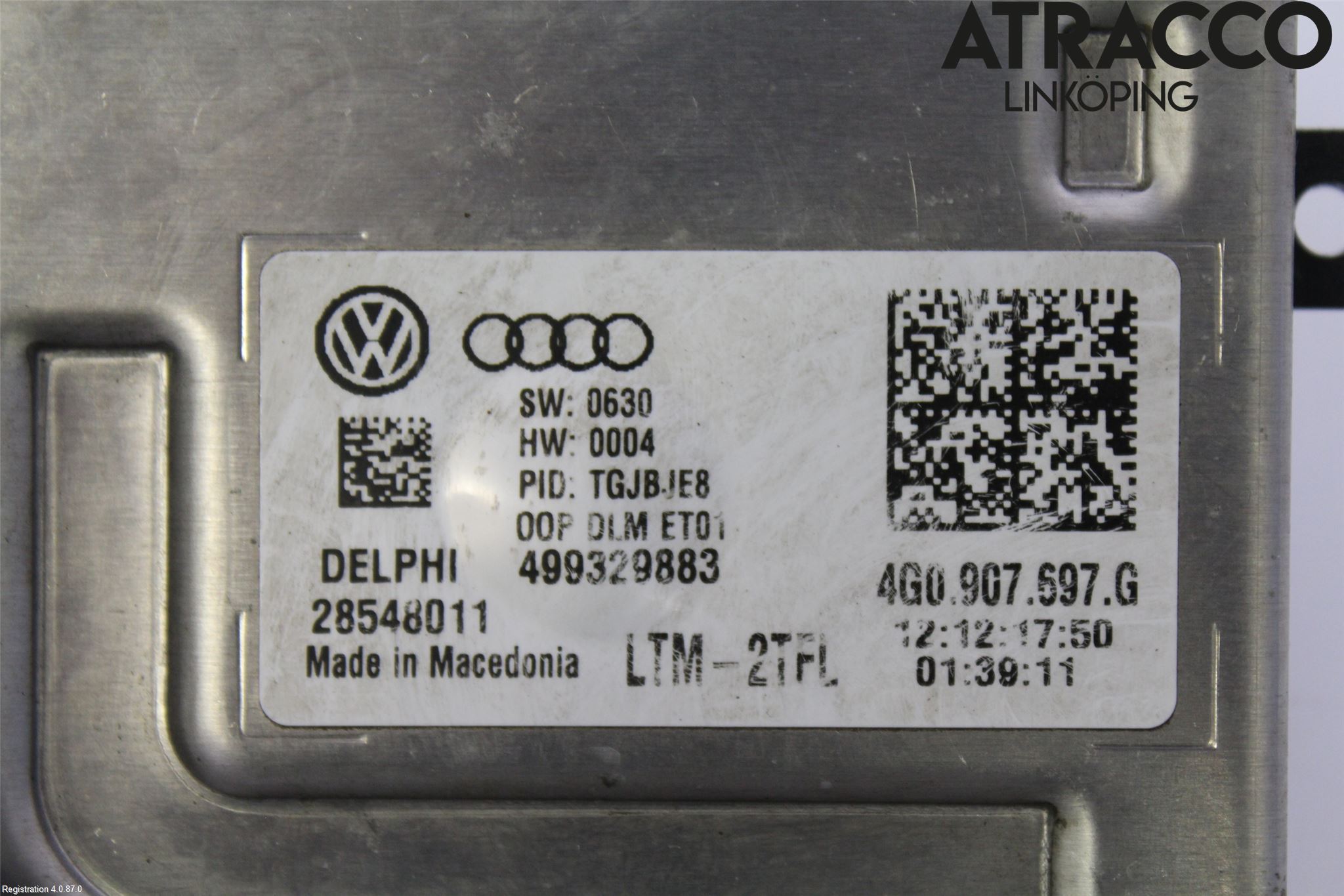 Volkswagen VW AMAROK 2H 10-22 Styreenhet Xenon