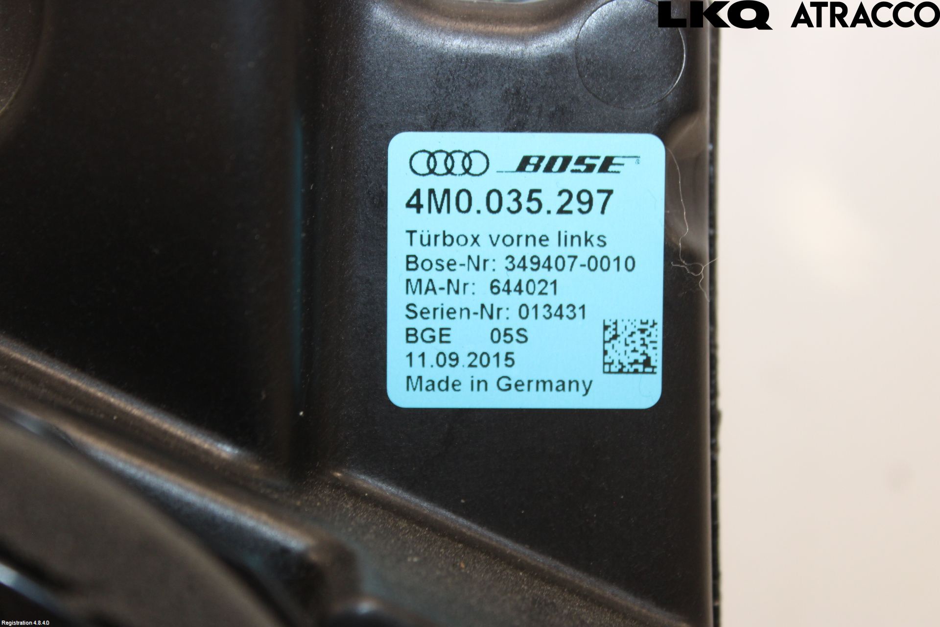 Audi Q7/SQ7 Innr Høyttaler