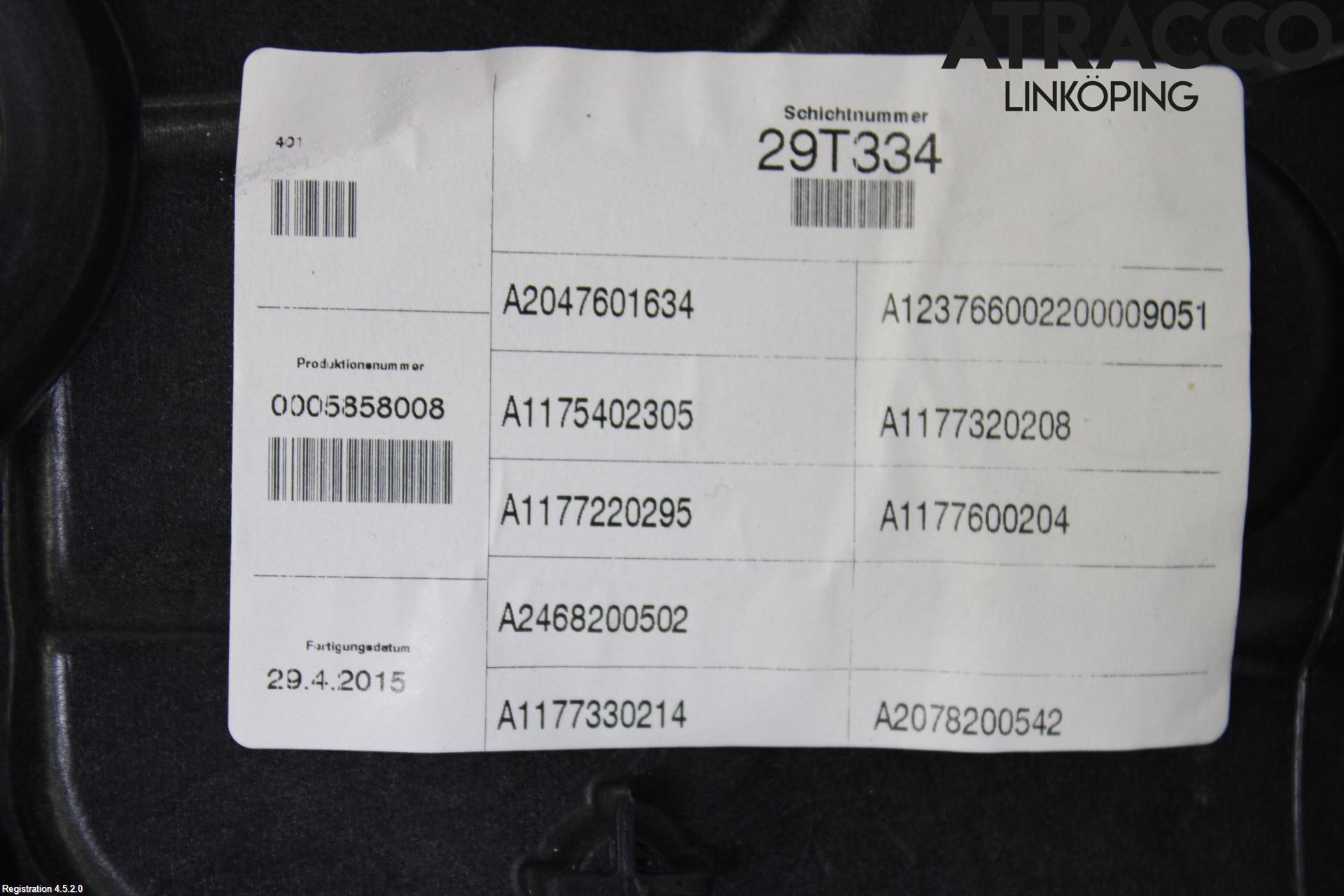 Mercedes-Benz MB CLA-KLASS (C117/X117) 13-19 Vindusheis