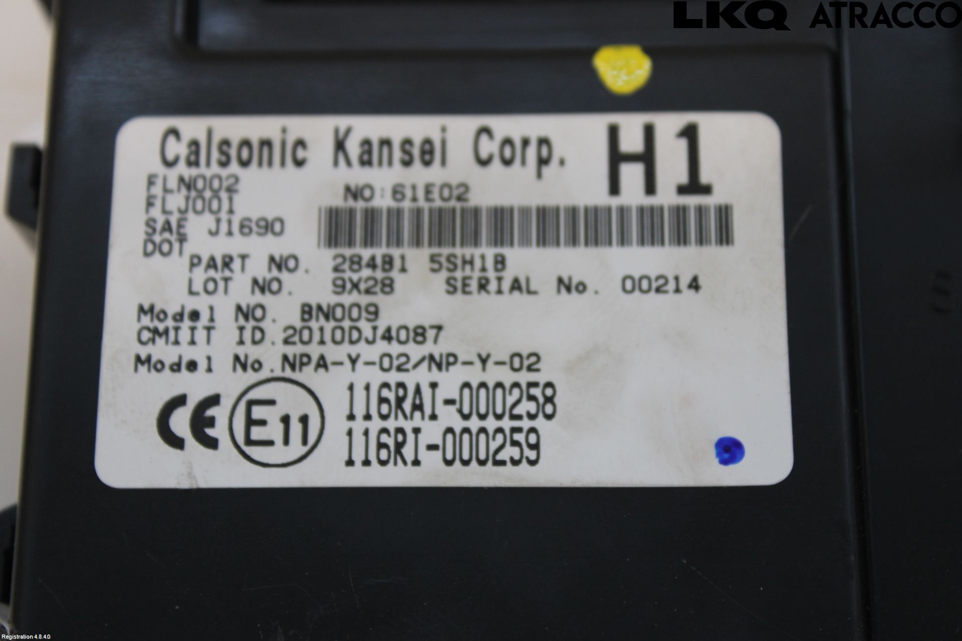 Nissan LEAF 18- Styreenhet Klima