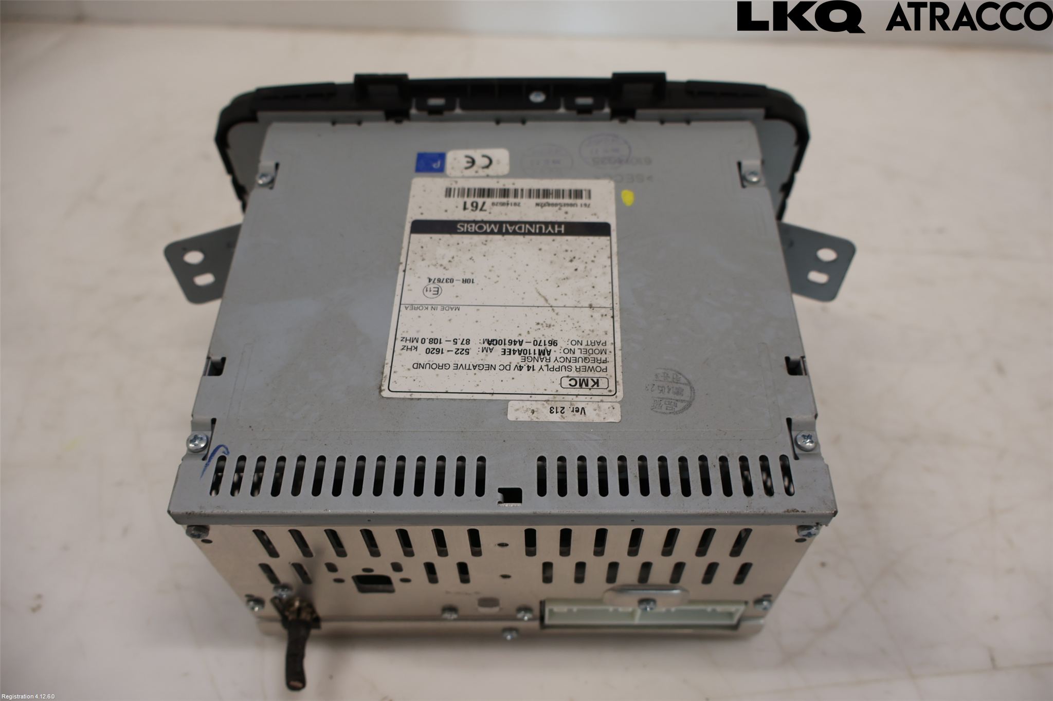 Kia CARENS III 13-19 Stereo Radio Med Cd