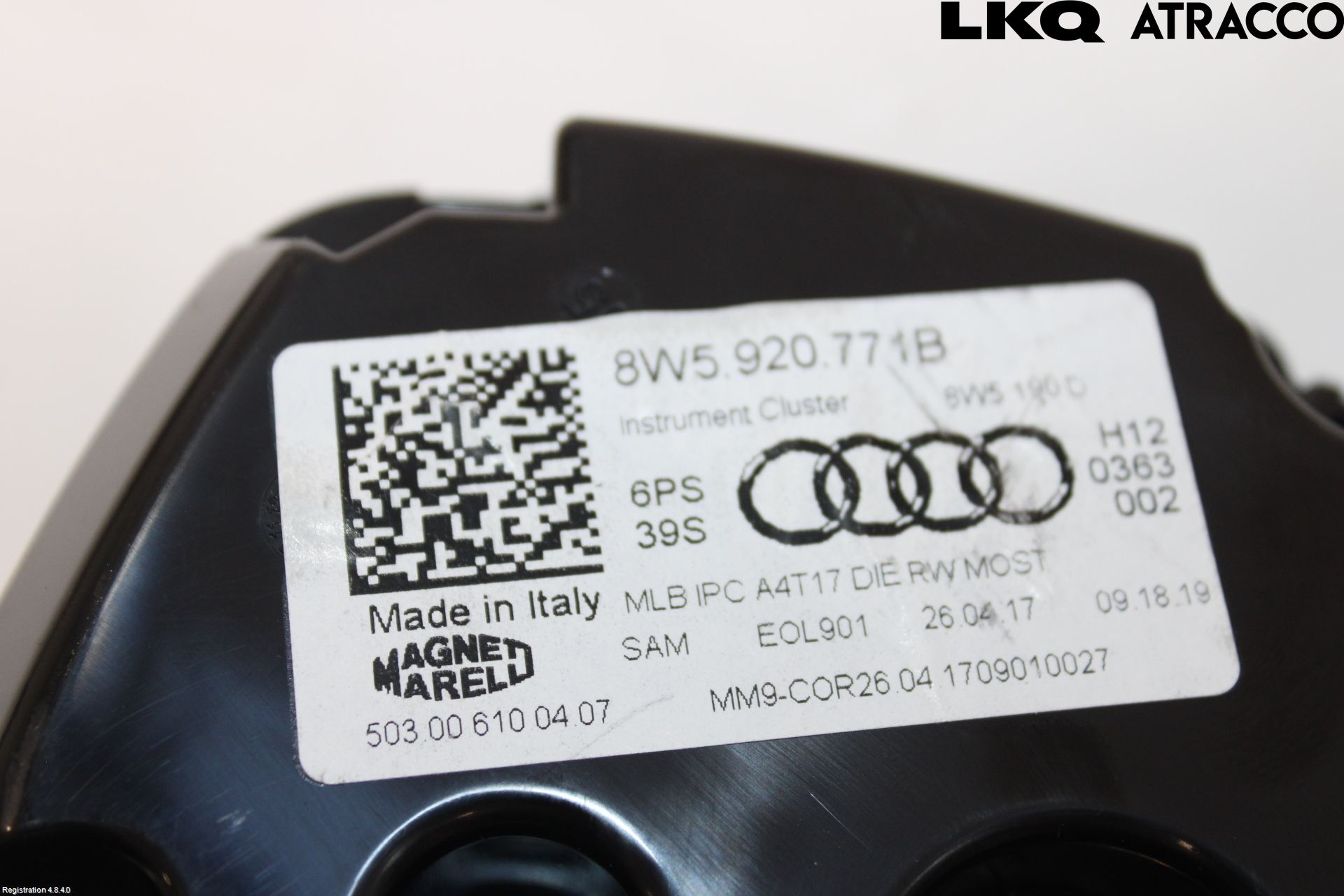 Audi A4/S4 B9 16-19 Instr Kombinert