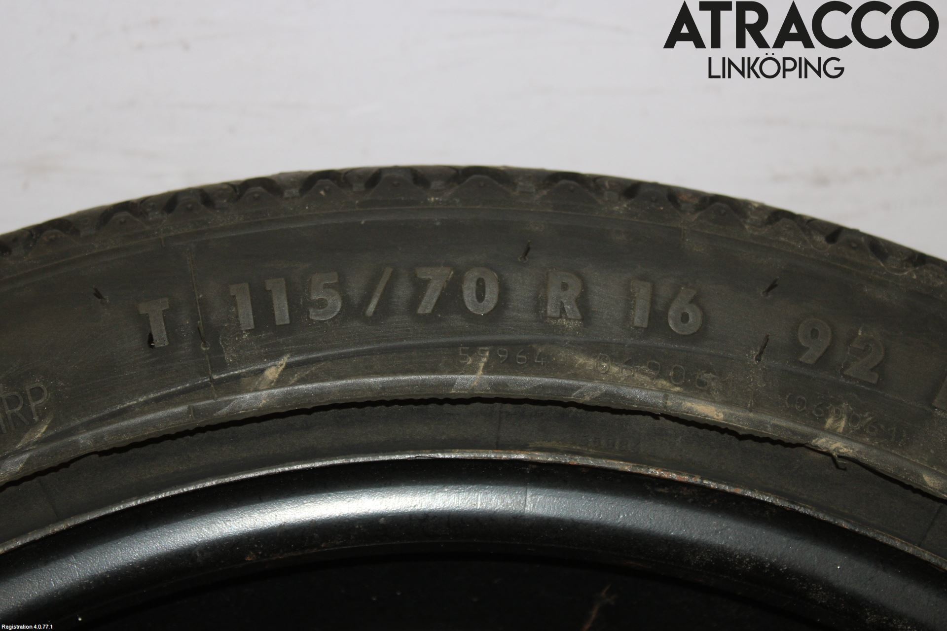 Opel VECTRA C 06-08 Hjul Reservehjul Minitype