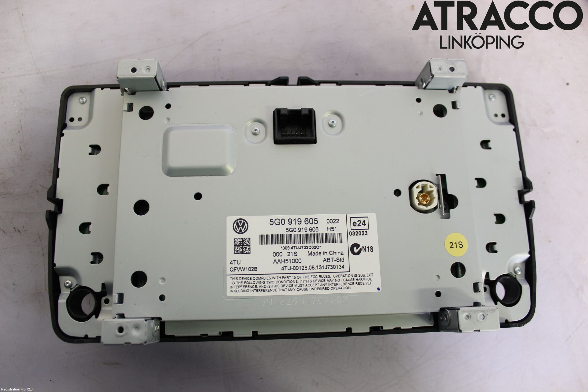 Volkswagen VW GOLF / E-GOLF VII 13-20 Multifunktionsdisplay