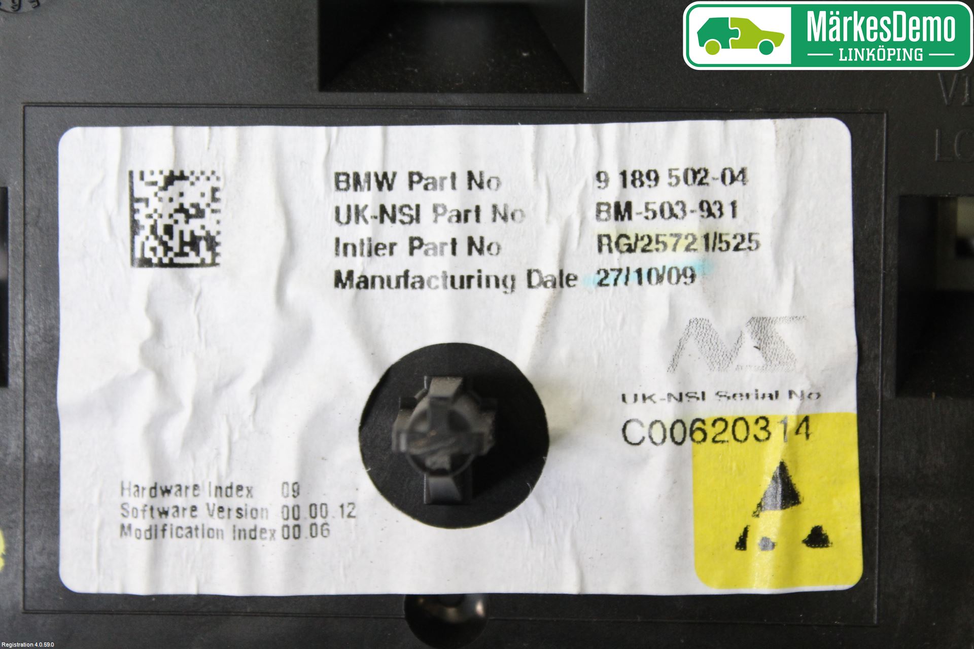 Mini COUPE R56 05-14 Instr Speedometer