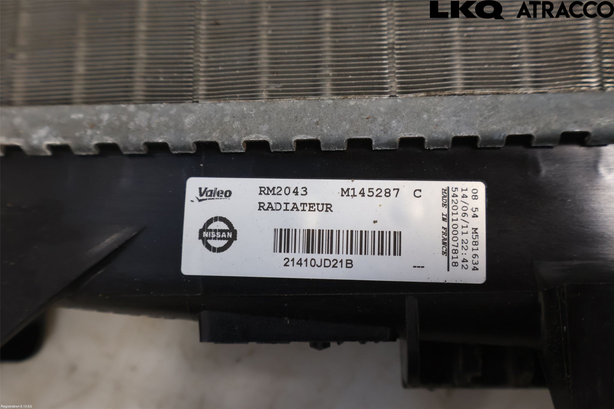 Nissan QASHQAI+2  10-14 Radiator Manuell