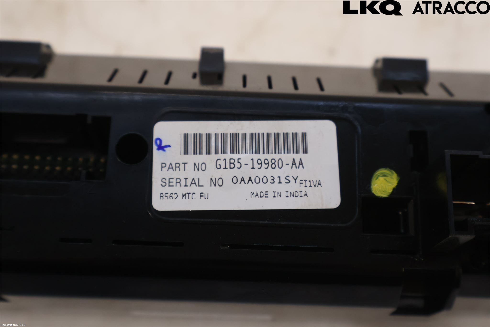 Ford KA+ 16-20 Varme Ac Betjening-Display