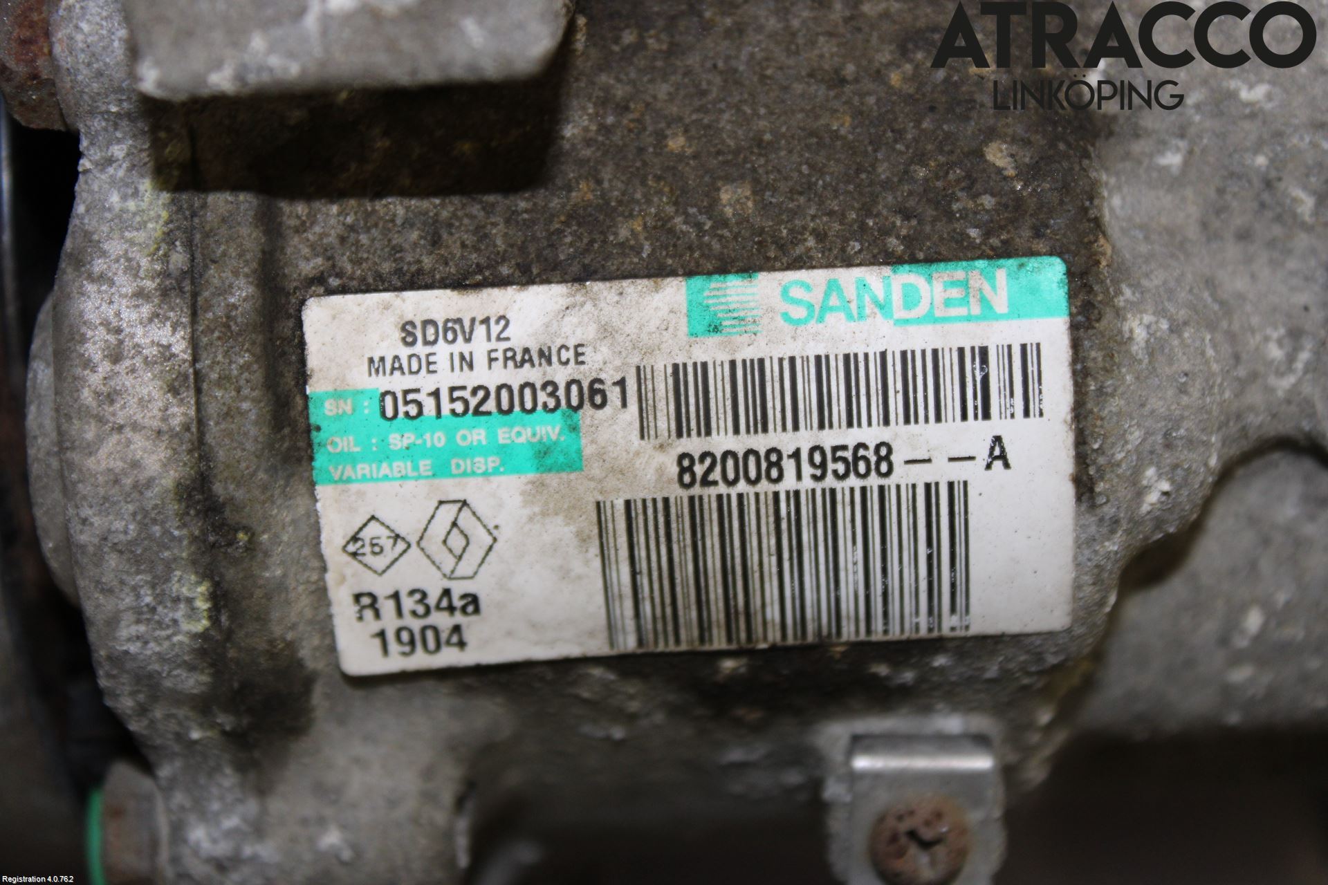 Renault CLIO III  09-12 Varme Ac Kompressor