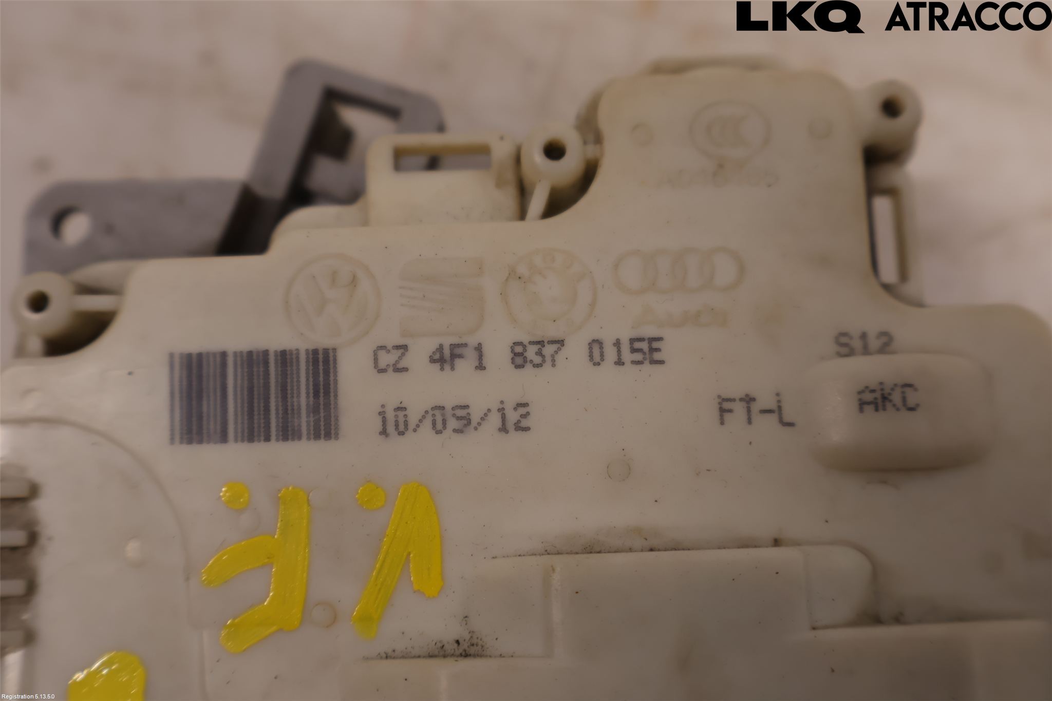 Audi A3/S3 05-13 Dørlås - Låsekasse