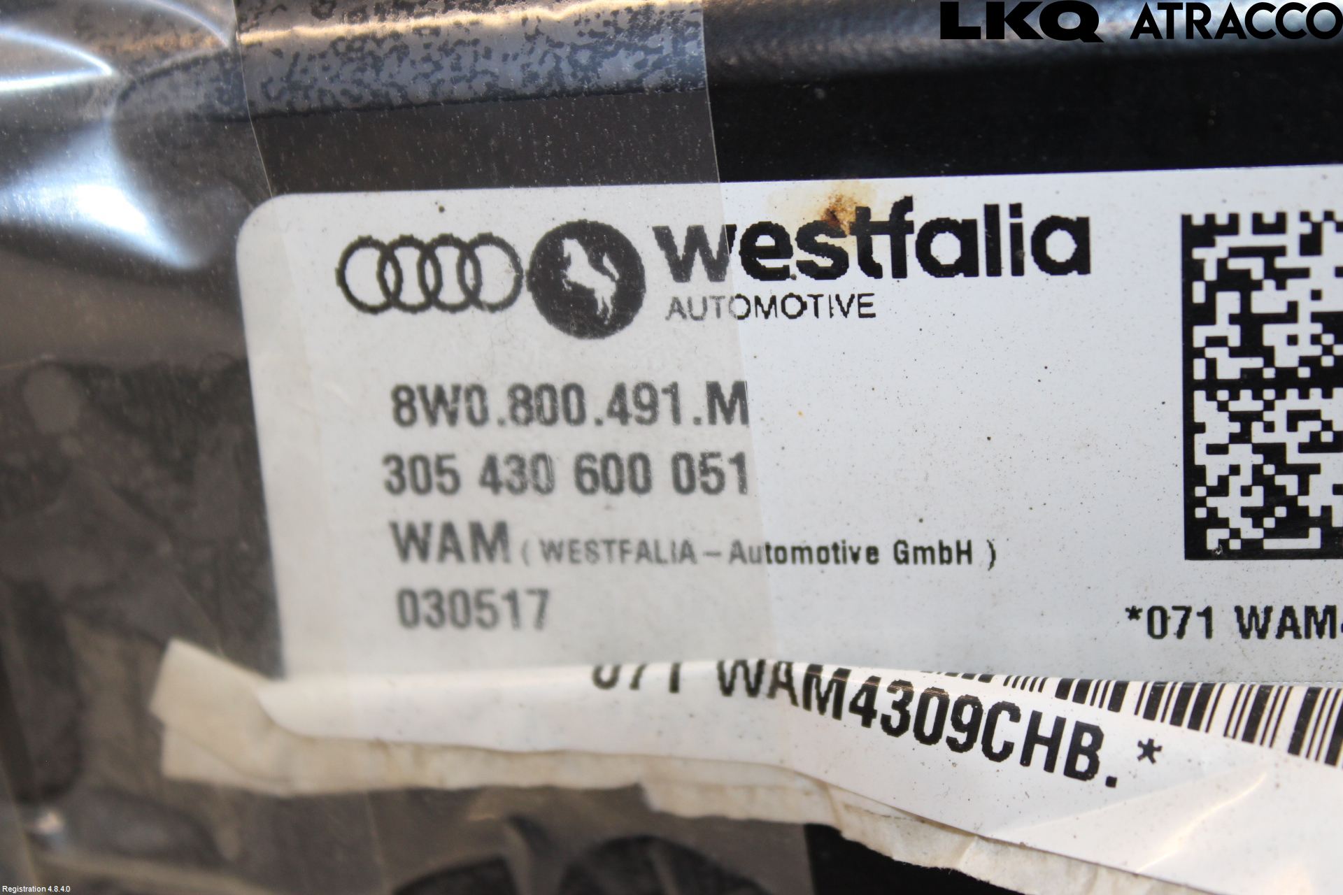 Audi A4/S4 B9 16-19 Tilhengerfeste