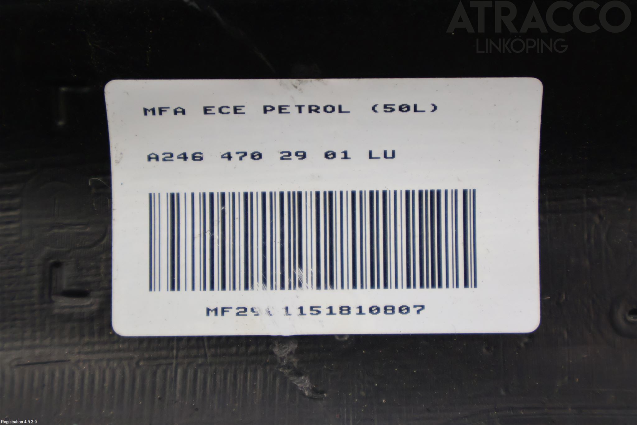 Mercedes-Benz MB CLA-KLASS (C117/X117) 13-19 Drivstofftank