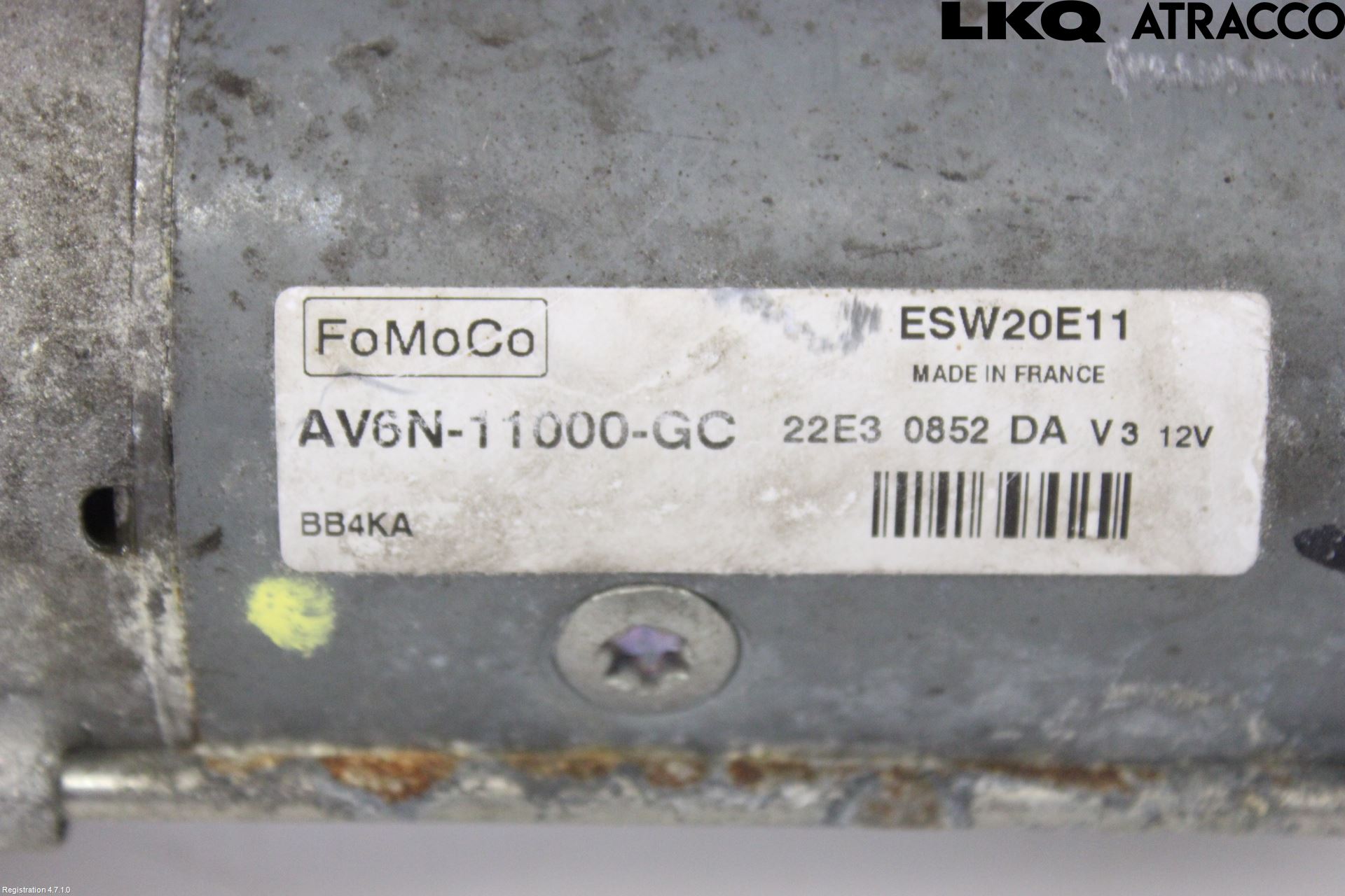 Ford MONDEO 07-15 Startmotor Diesel