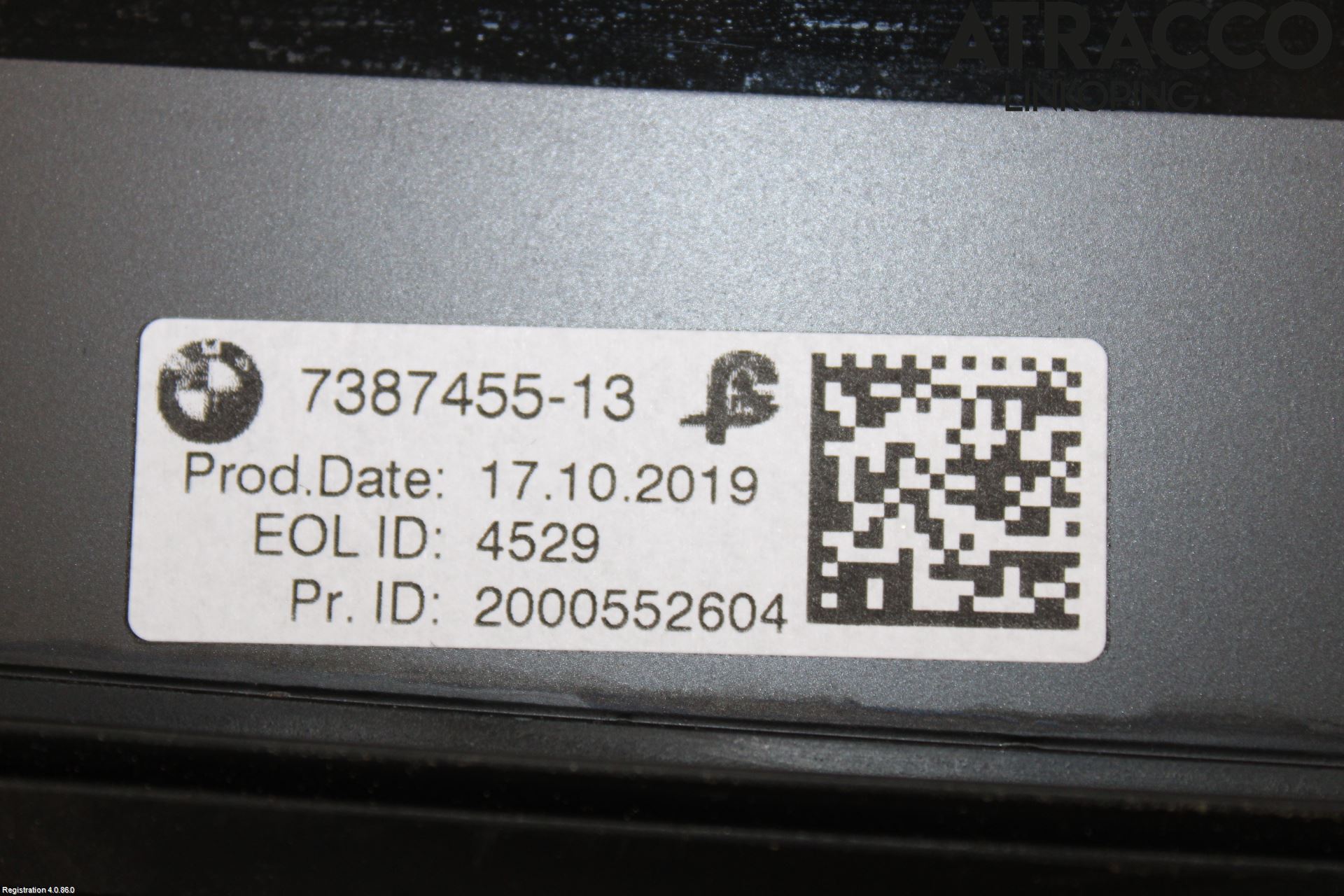 BMW 5 G30/G31/F90 17-23 Dørrute Bak Vens Trekant 4D