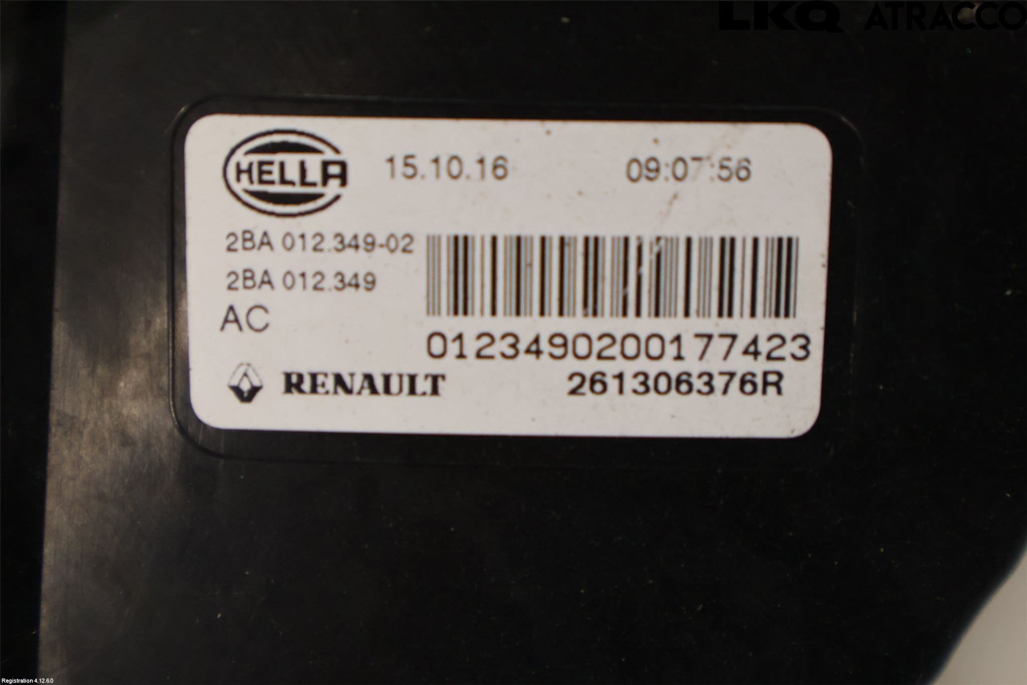 Renault MEGANE IV 16-23 Blinklykt Foran Høyre