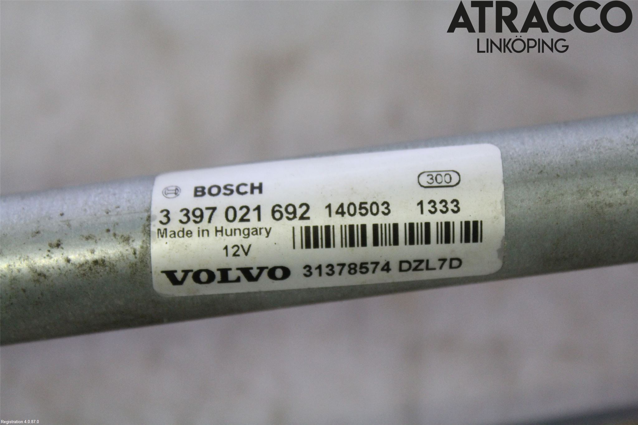 Volvo V40 12-19 Viskeroverføring Frontrute
