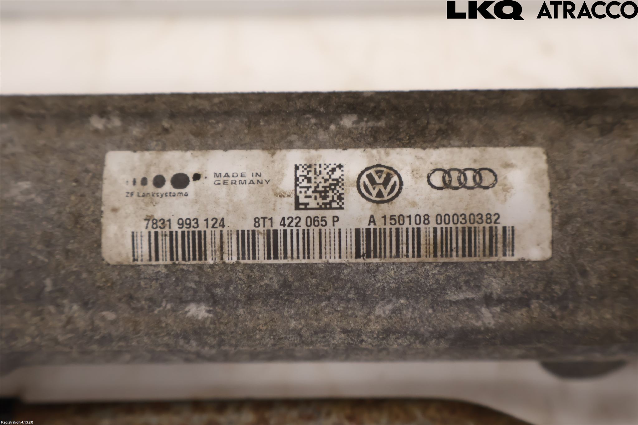 Audi A5 07-16 Servo Snekke - Tannstang