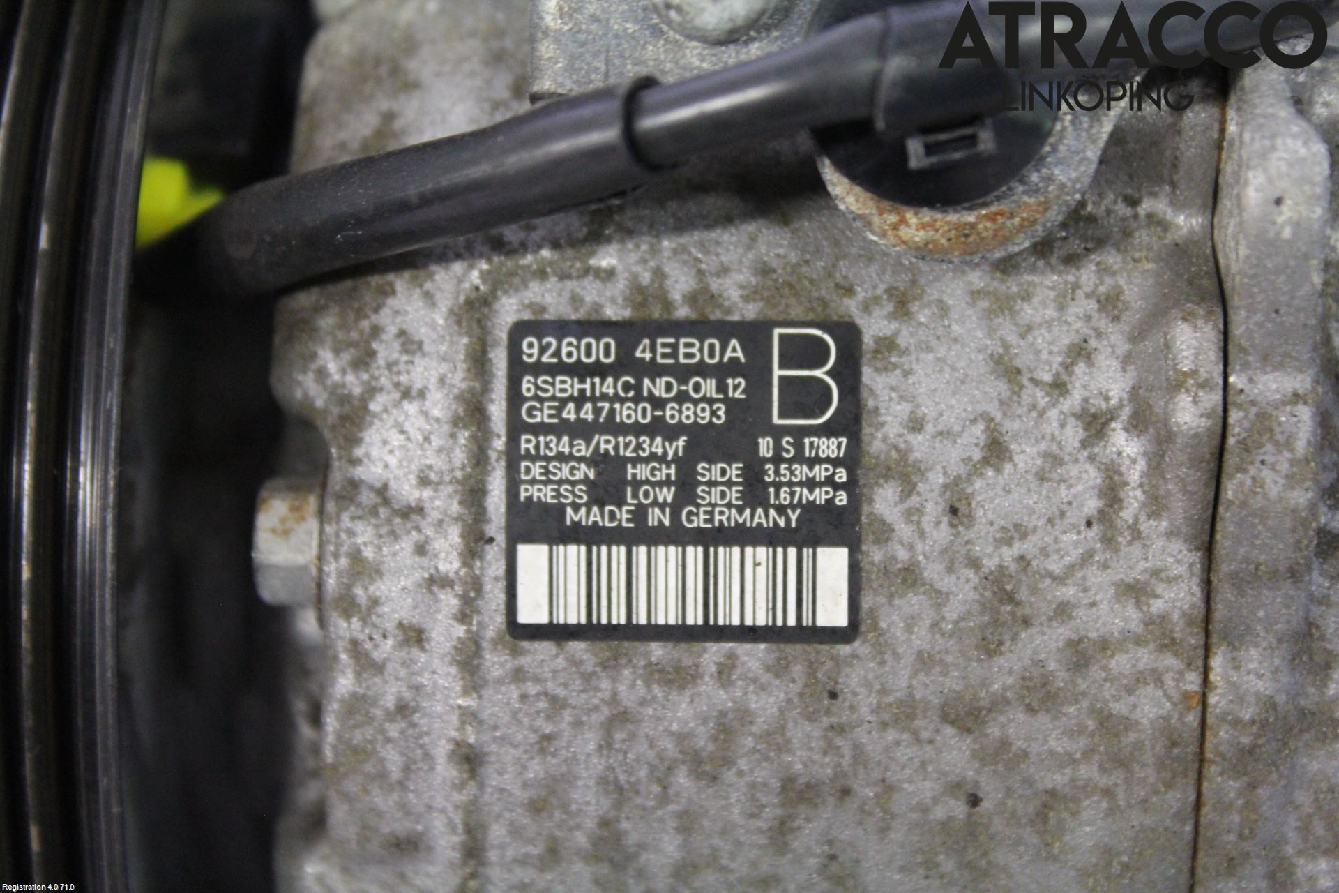 Nissan QASHQAI 14-17 Varme Ac Kompressor