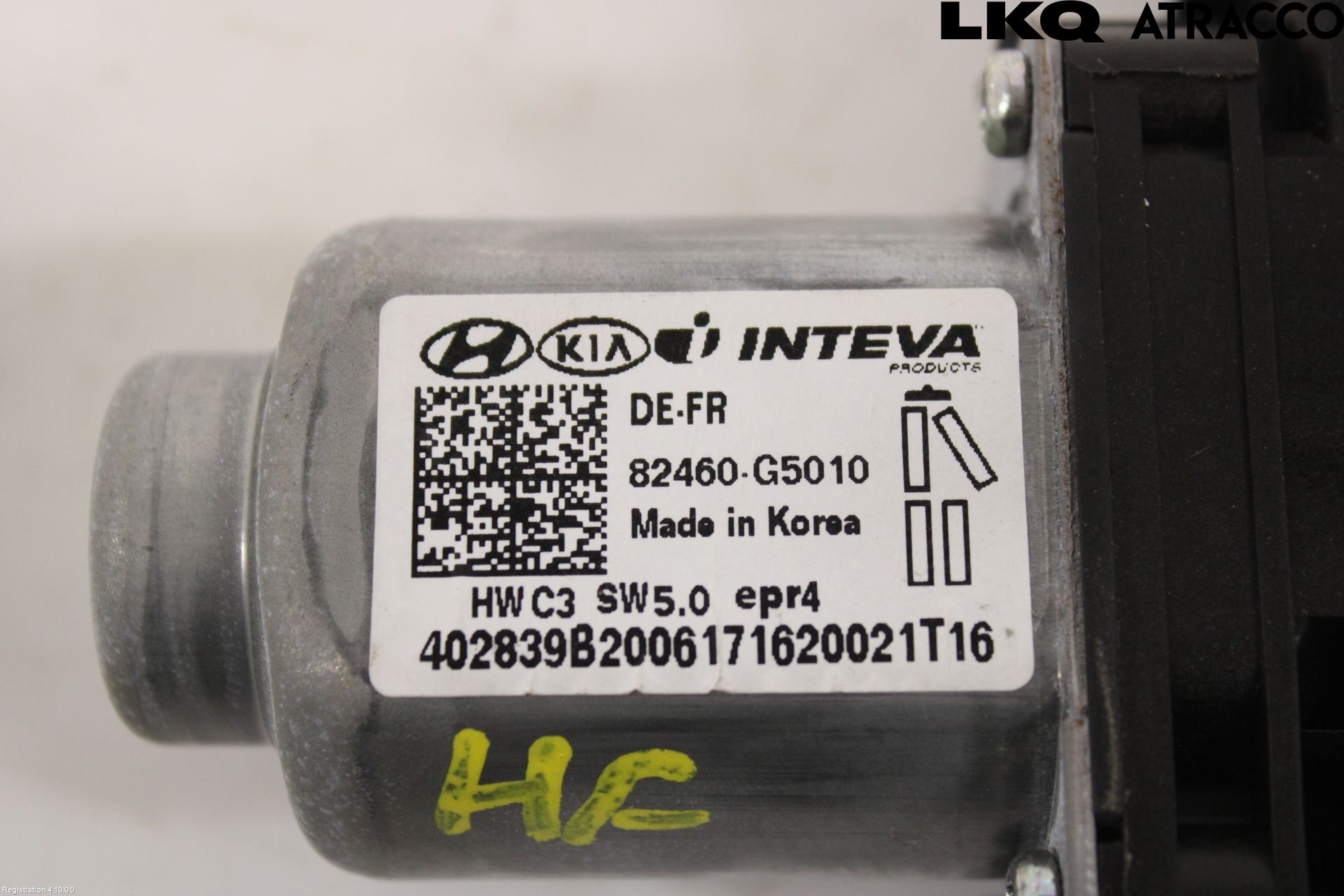Kia NIRO (DE) 17-22 Vindusheismotor