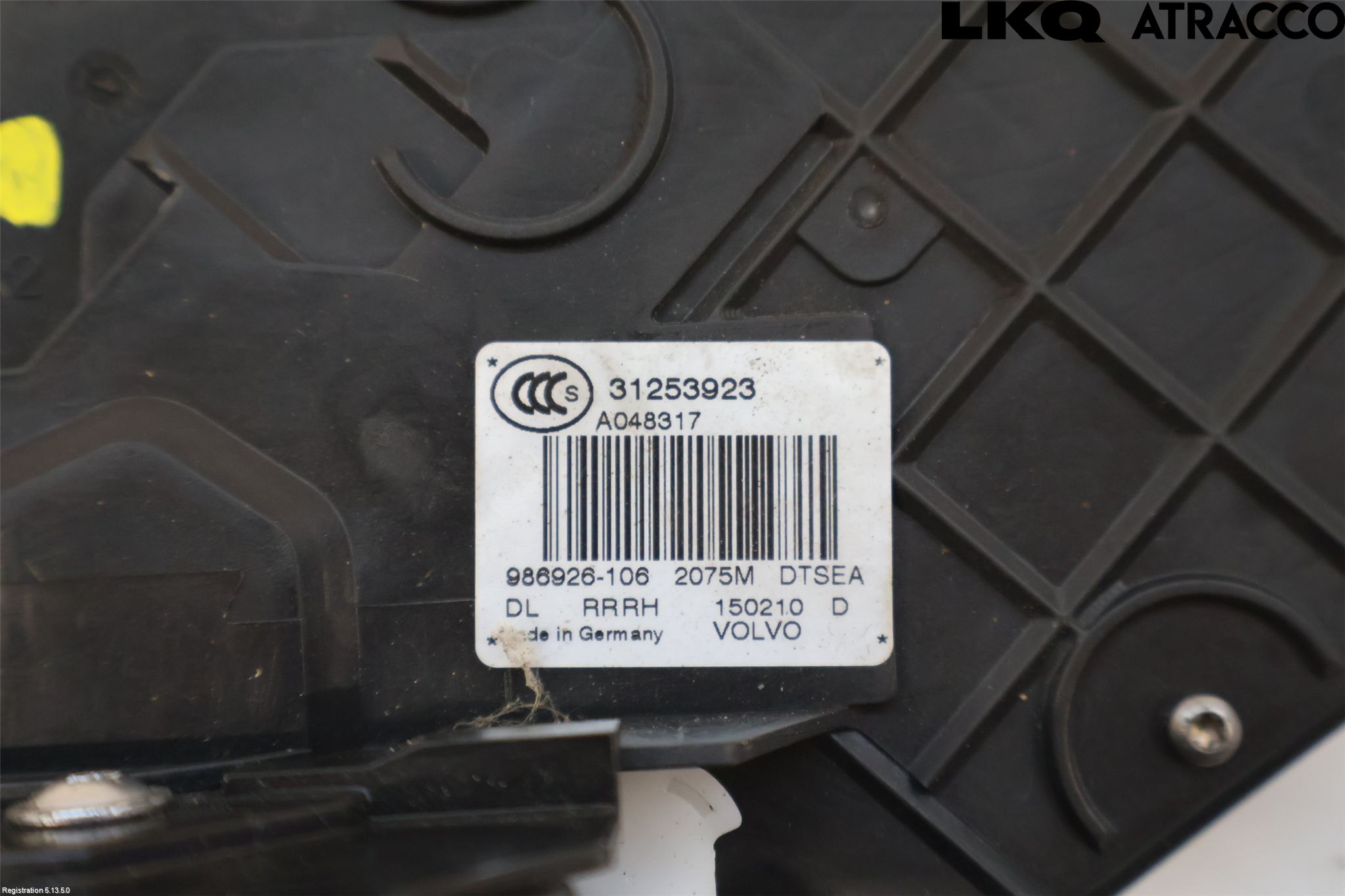 Volvo XC70 14-16 Dørlås - Låsekasse