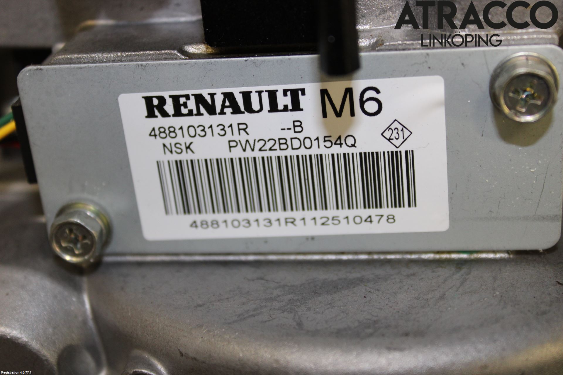 Renault SCÉNIC III / GRAND SCÉNIC 09-16 Rattakselaggregat Innebygd Servo