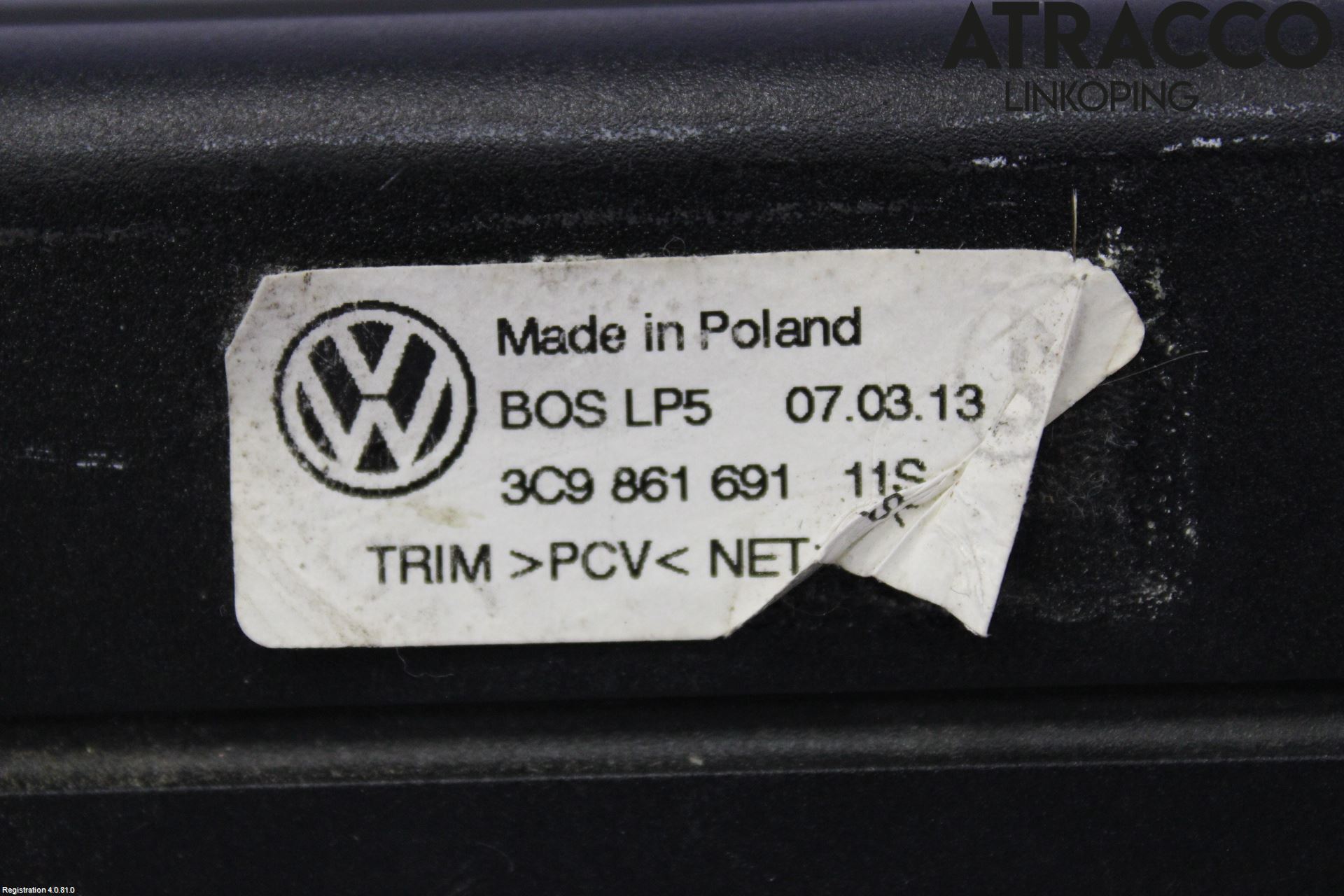 Volkswagen VW PASSAT 11-14 Innr Lastenett