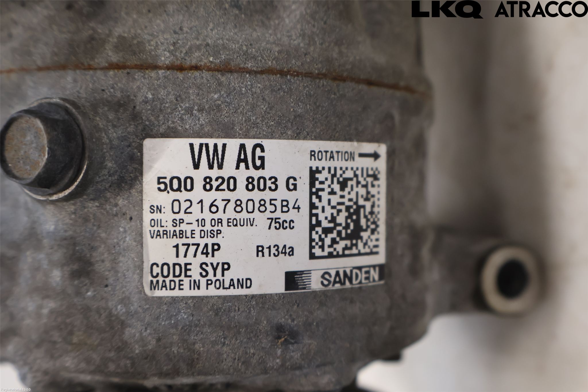 Skoda FABIA 15-21 Varme Ac Kompressor