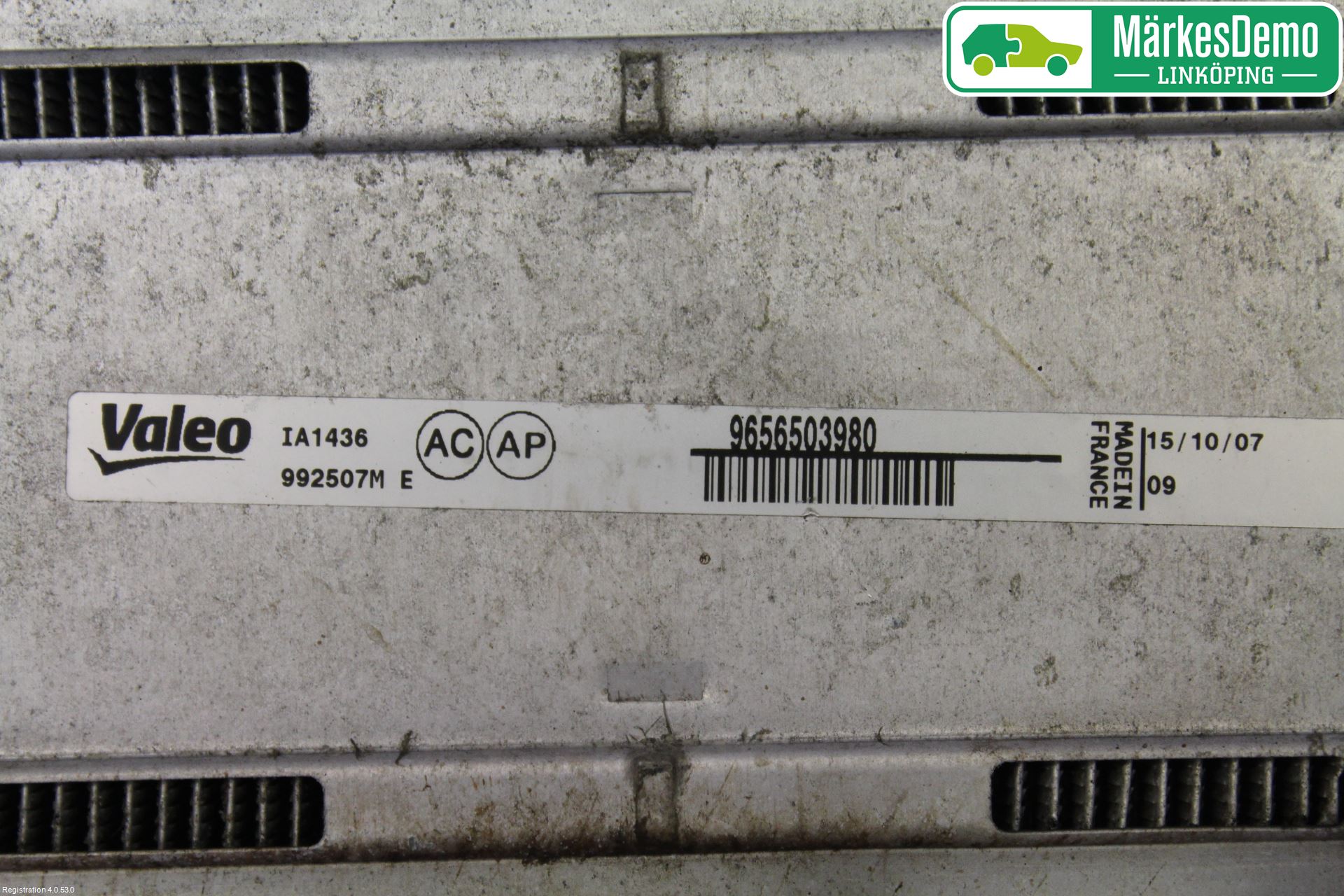 Citroen C4 PICASSO 06-13 Intercooler Radiator