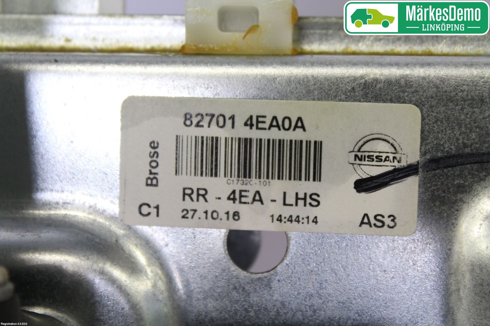 Nissan QASHQAI 14-17 Vindusheis El Komp