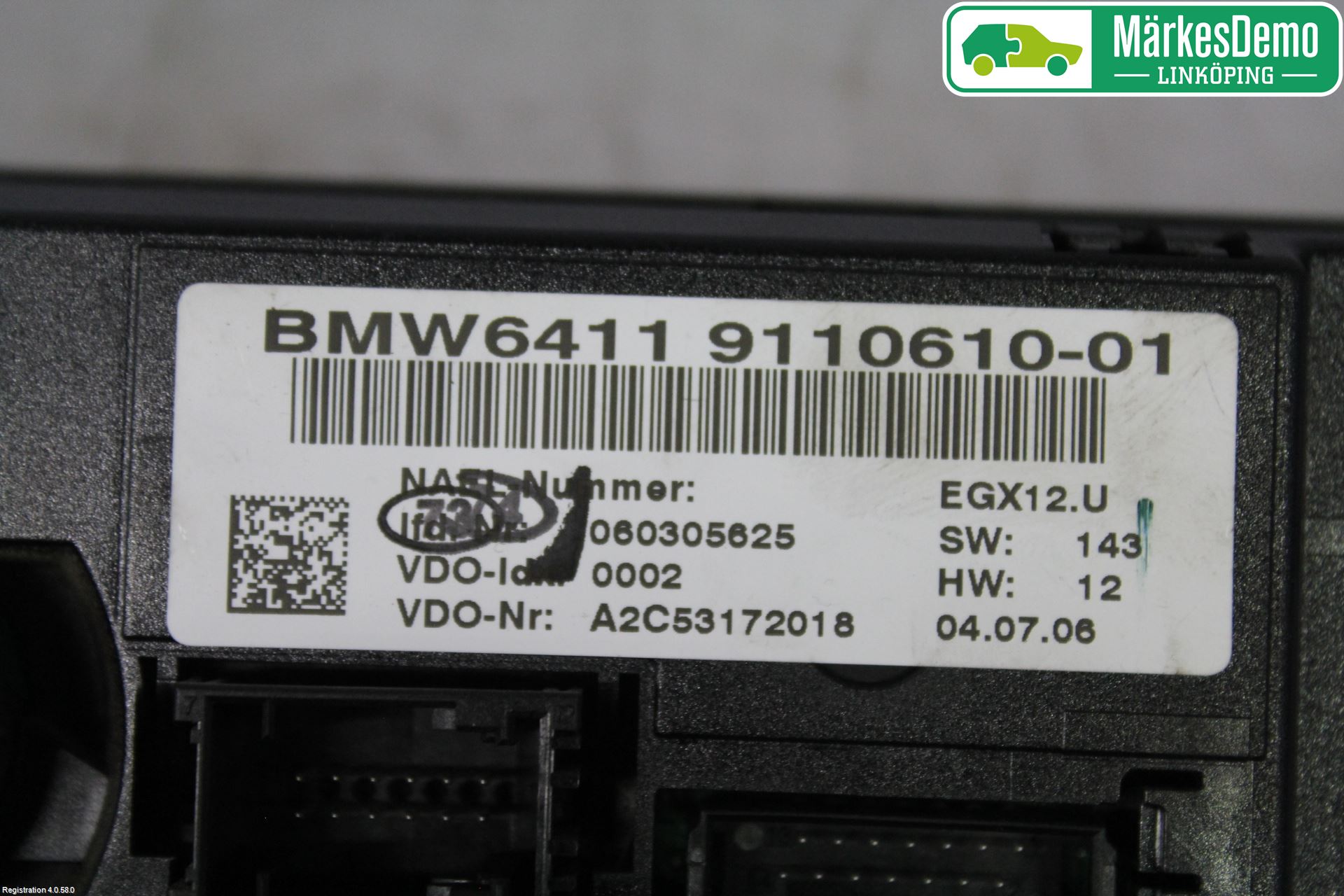 BMW 1 E87/81 5D/3D 03-11 Varme Ac Betjening-Display