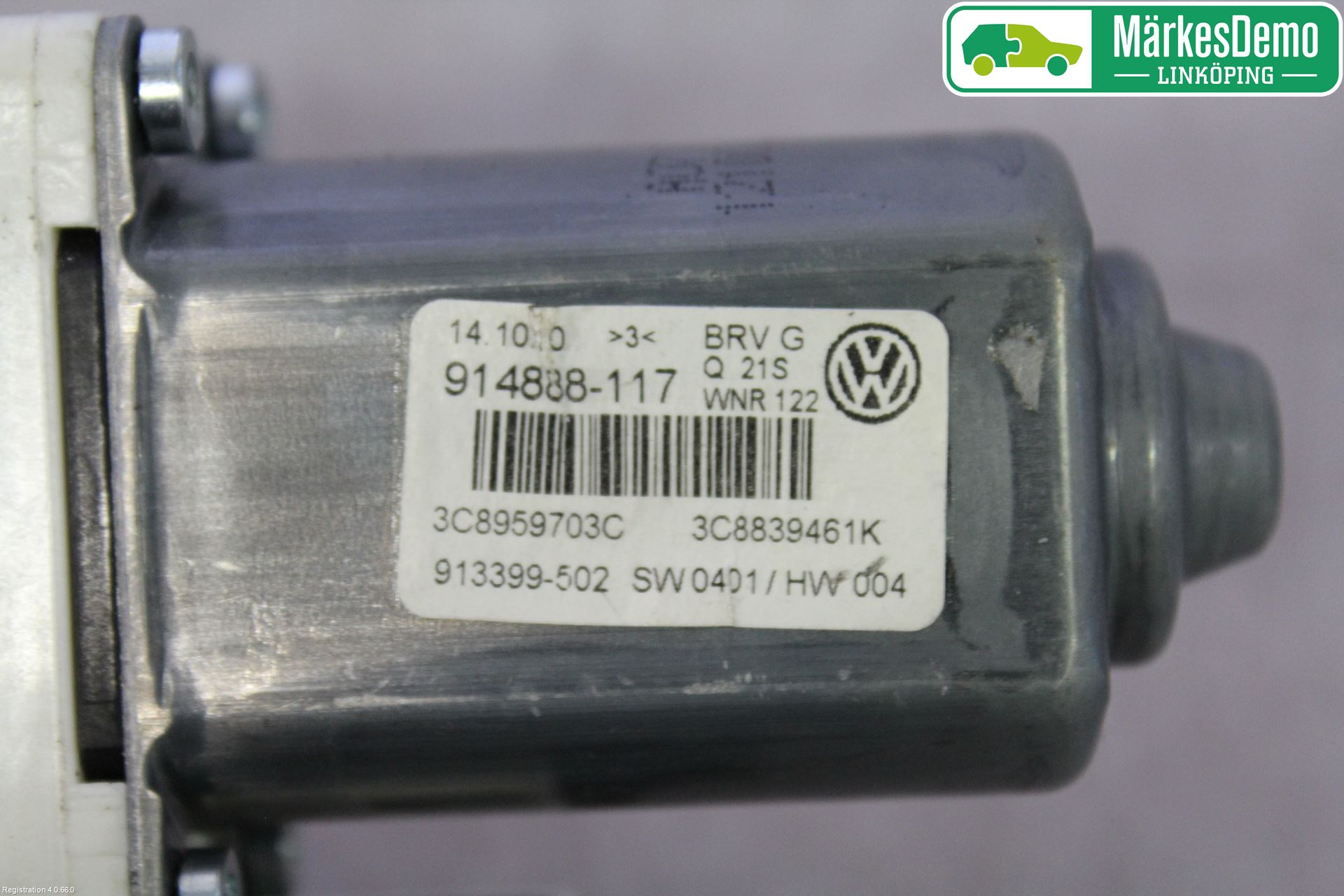 Volkswagen VW PASSAT CC 08-16 Vindusheismotor