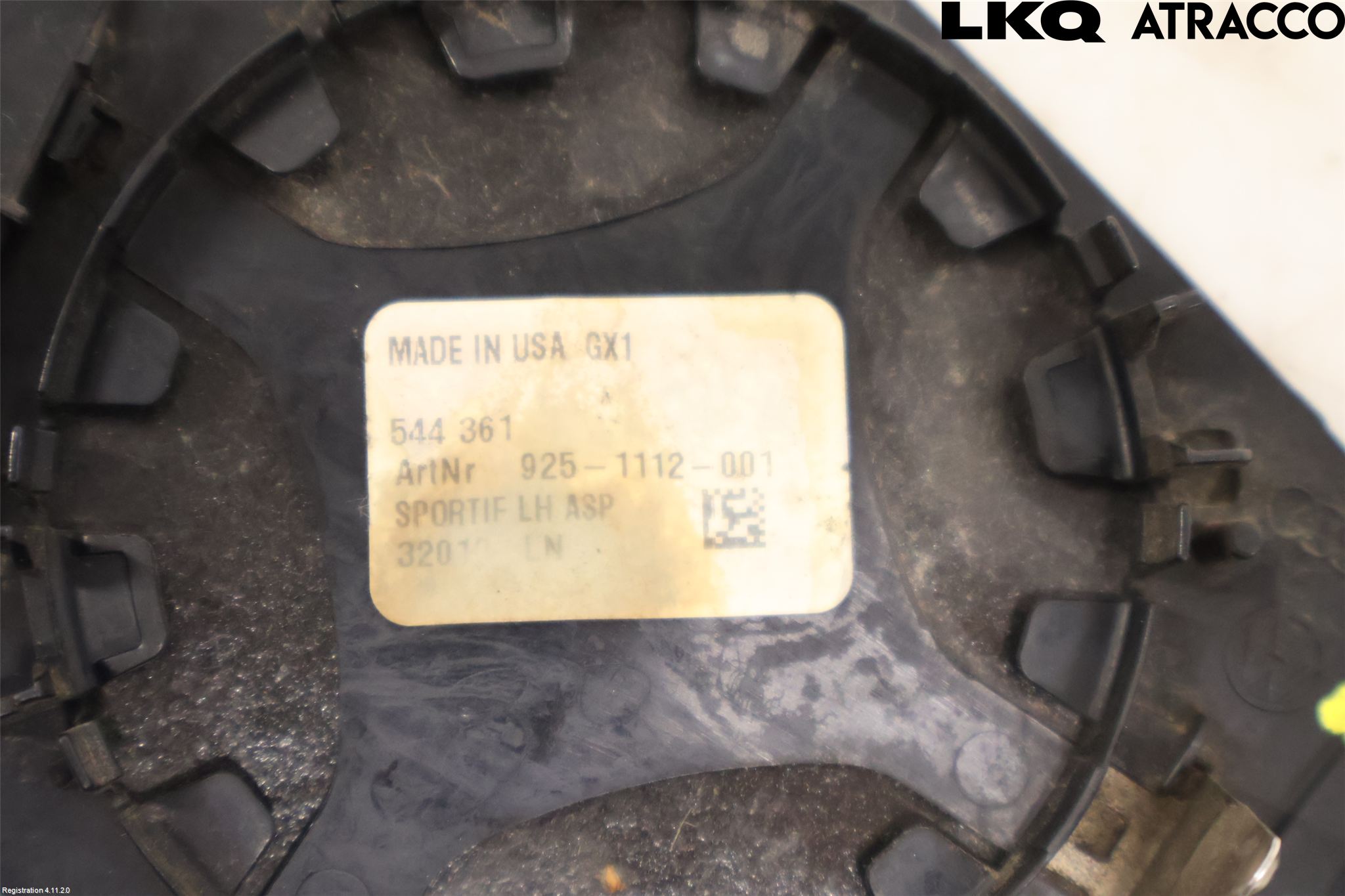 Volkswagen VW PASSAT 11-14 Speil Glass V