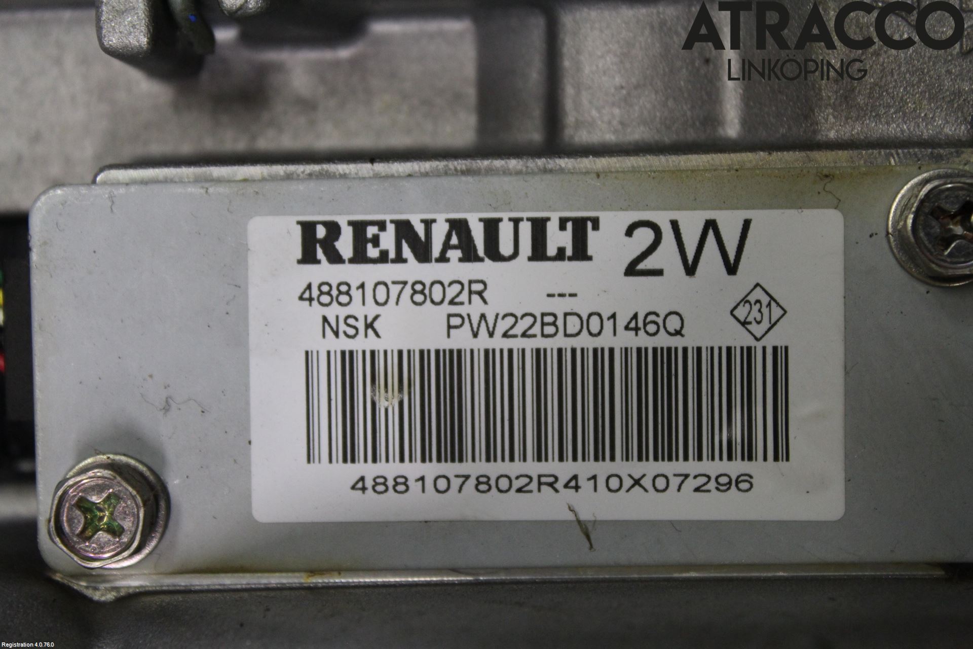 Renault MEGANE III 09-15 Rattakselaggregat Innebygd Servo