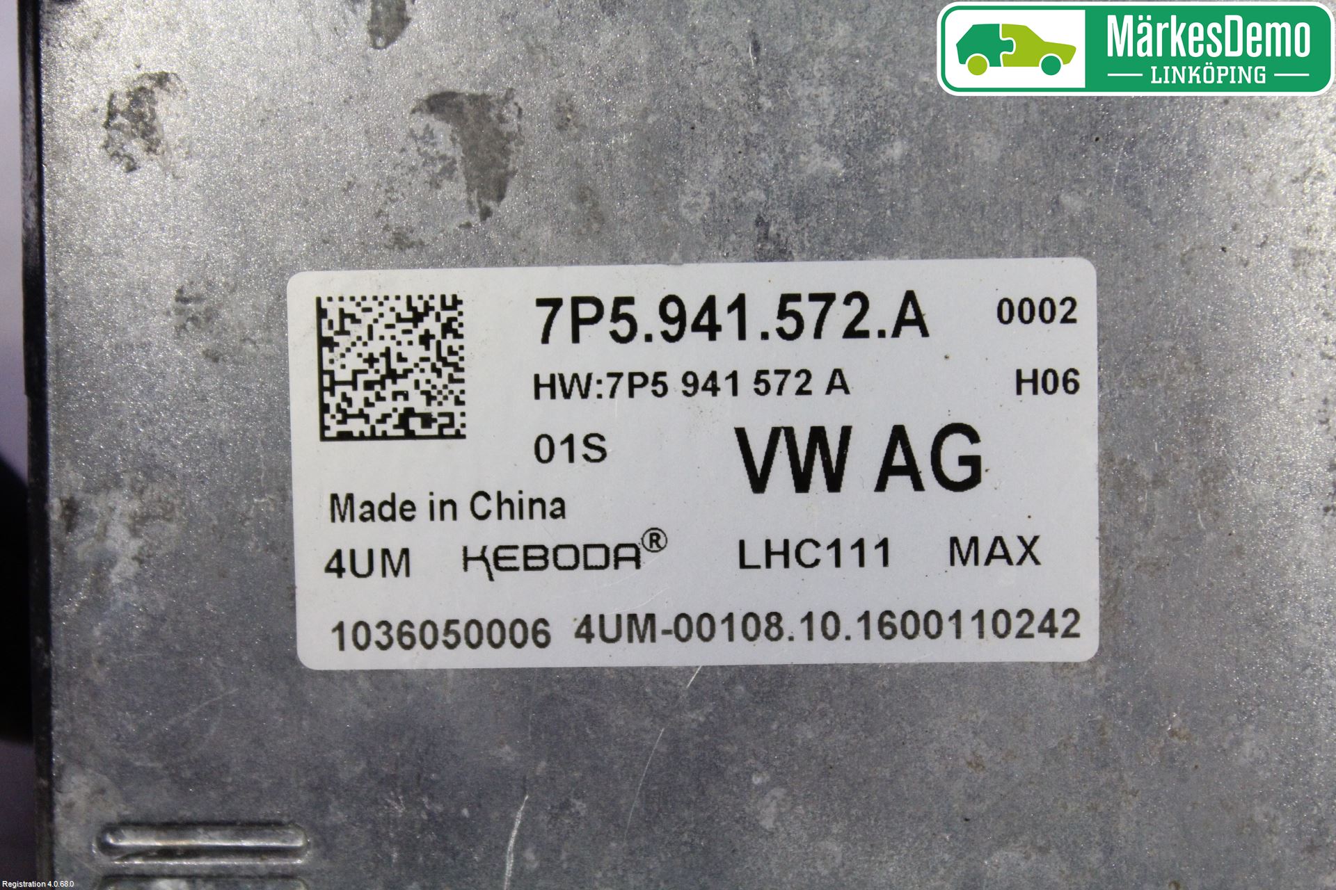 Volkswagen VW GOLF / E-GOLF VII 13-20 Styreenhet Xenon