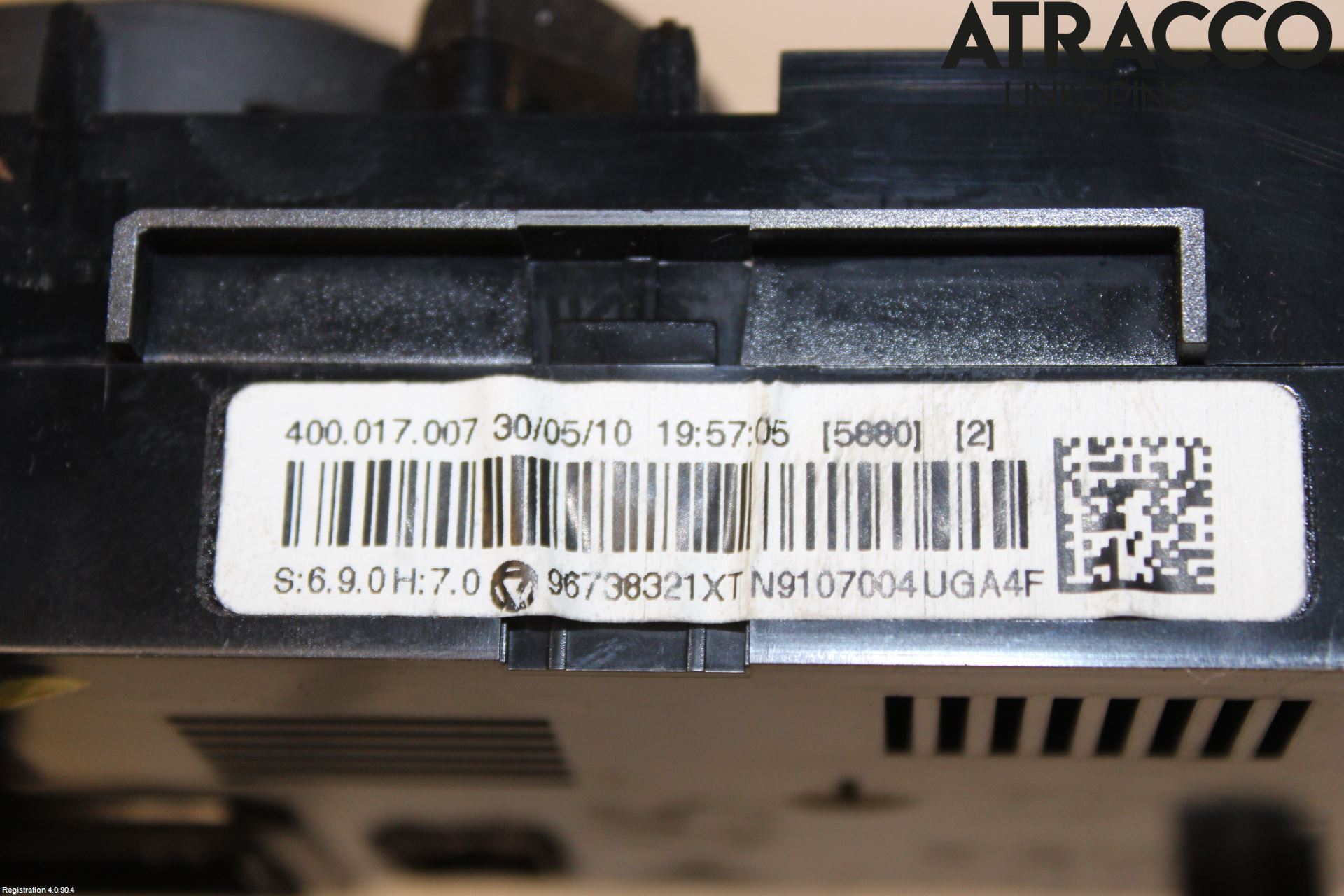 Peugeot 5008 10-16 Varme Ac Betjening-Display