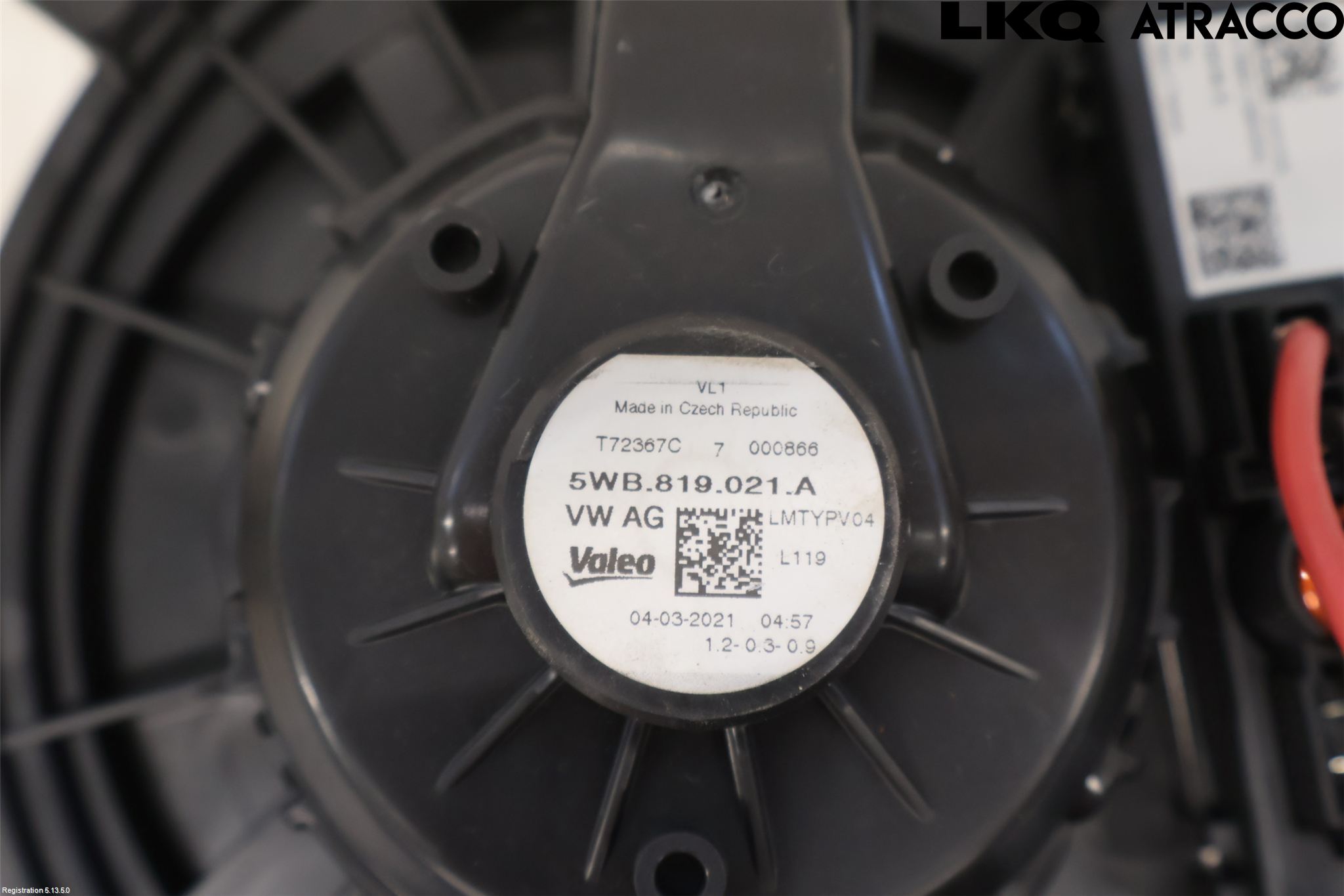 Volkswagen VW GOLF / E-GOLF VIII 20- Varmeapparat Viftemotor