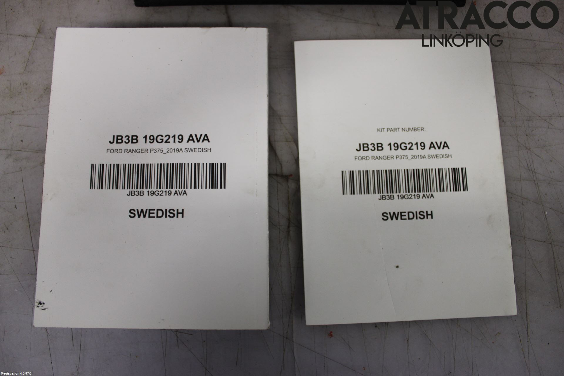 Ford RANGER EU 12-23 Instruksjonsbok