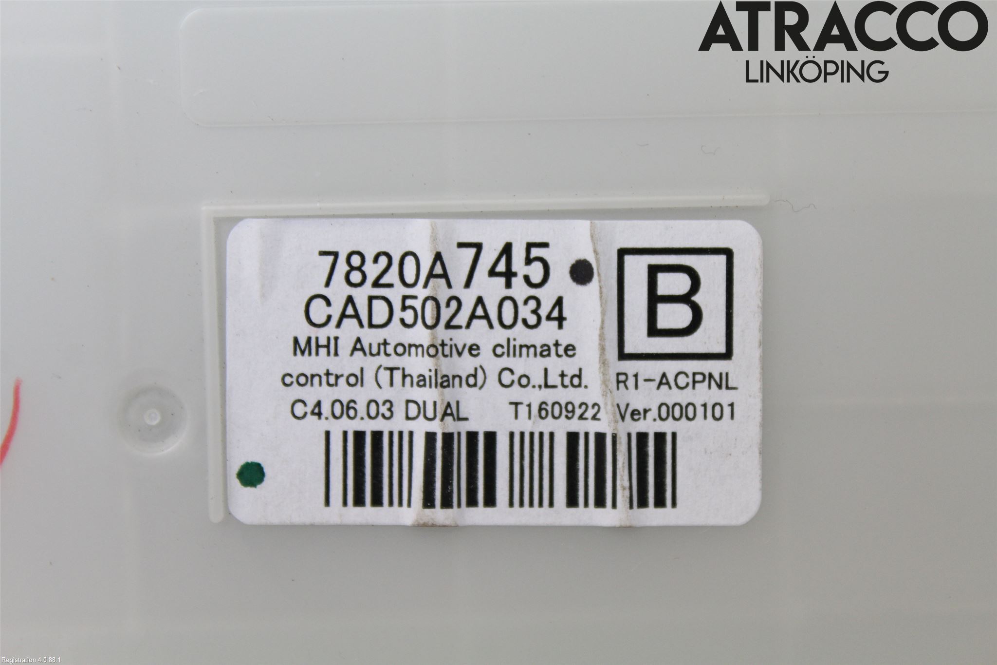 Mitsubishi L200 16-23 Varme Ac Betjening-Display